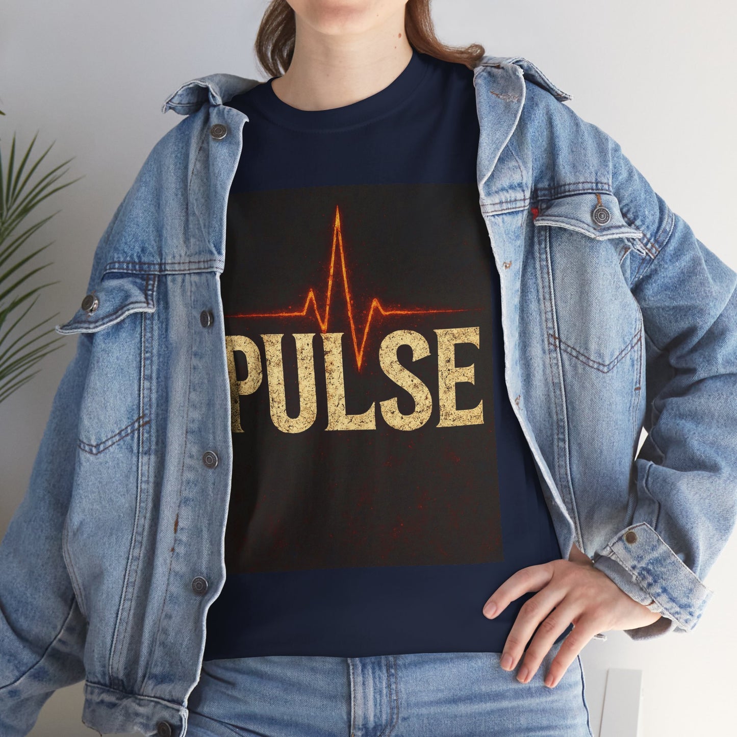 Pulse Graphic Tee, Unisex Cotton Shirt, Casual Wear, Gift for Music Lovers