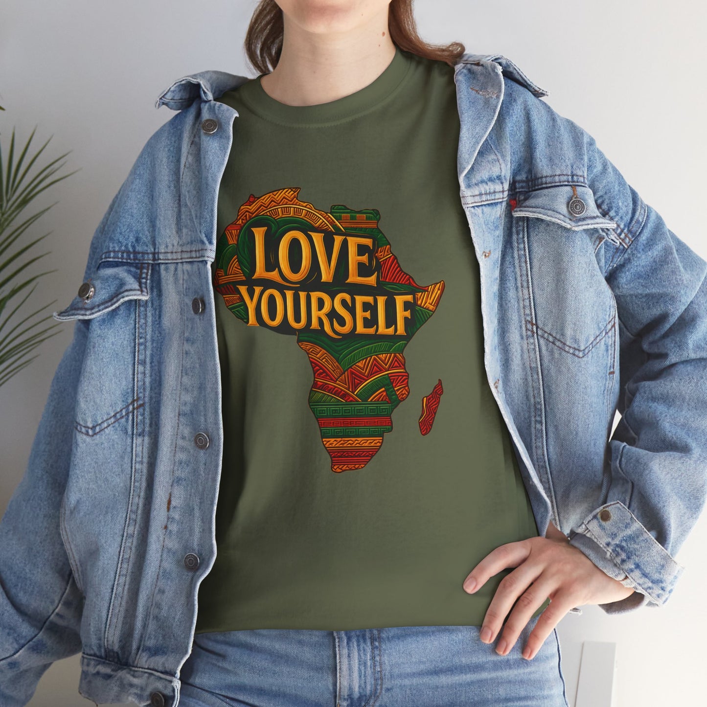 Unisex Afrocentric Graphic Tee – Bold Urban Art Design