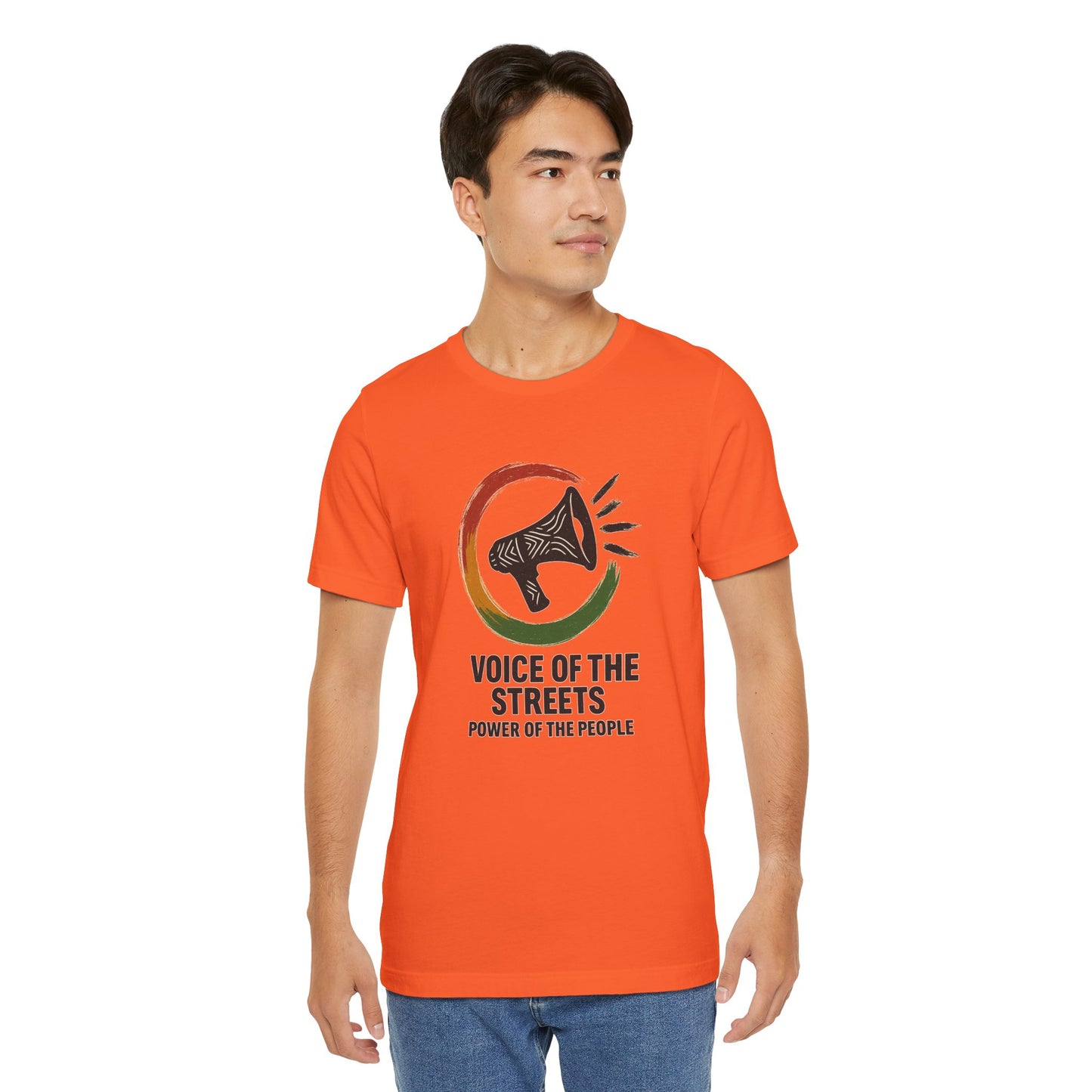 Empowering Voices Tee, Voice of the Streets T-Shirt, Casual Statement Shirt, Unisex Graphic Tee, Gift for Activists, Soft Cotton Tee