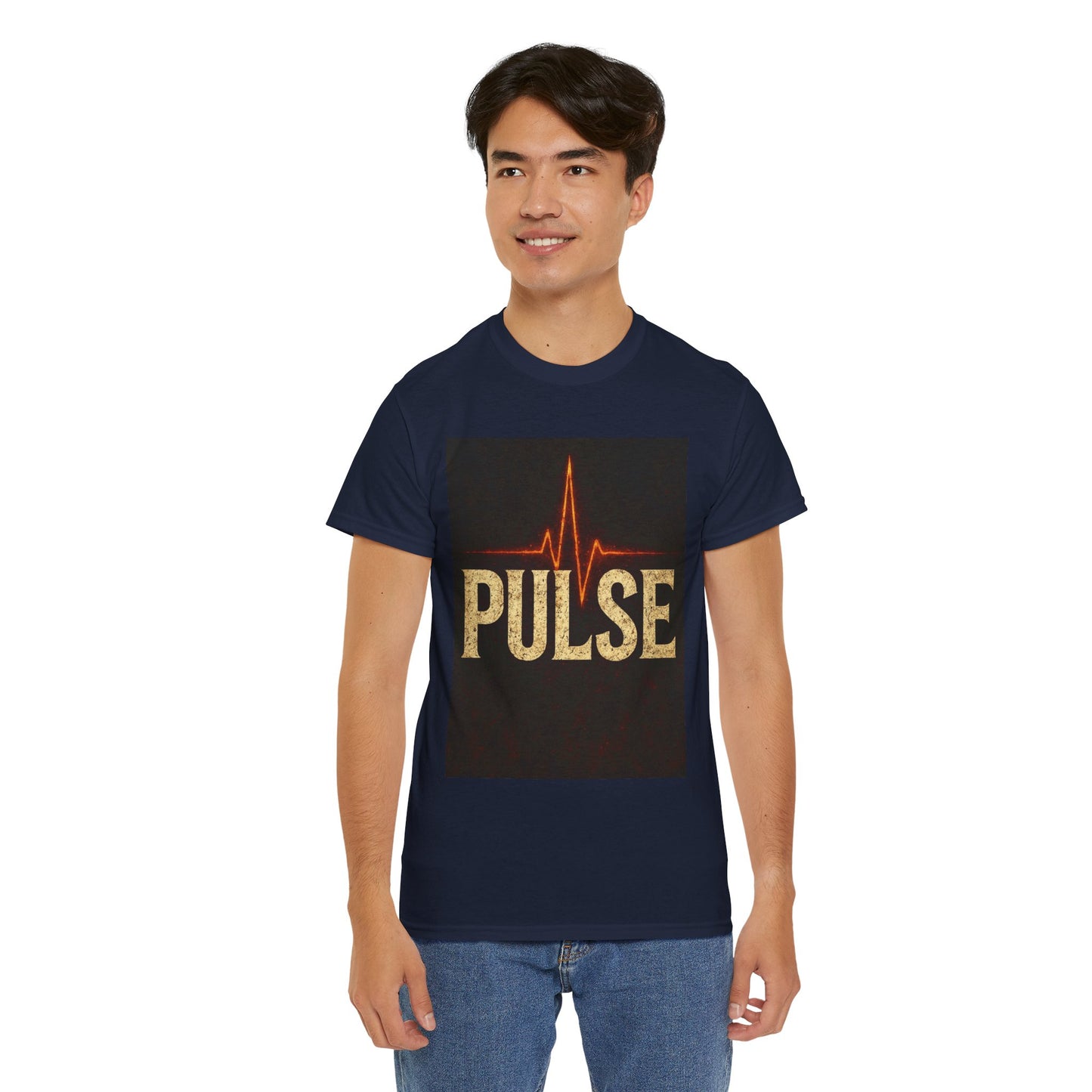 Pulse Graphic Tee, Unisex Cotton Shirt, Casual Wear, Gift for Music Lovers