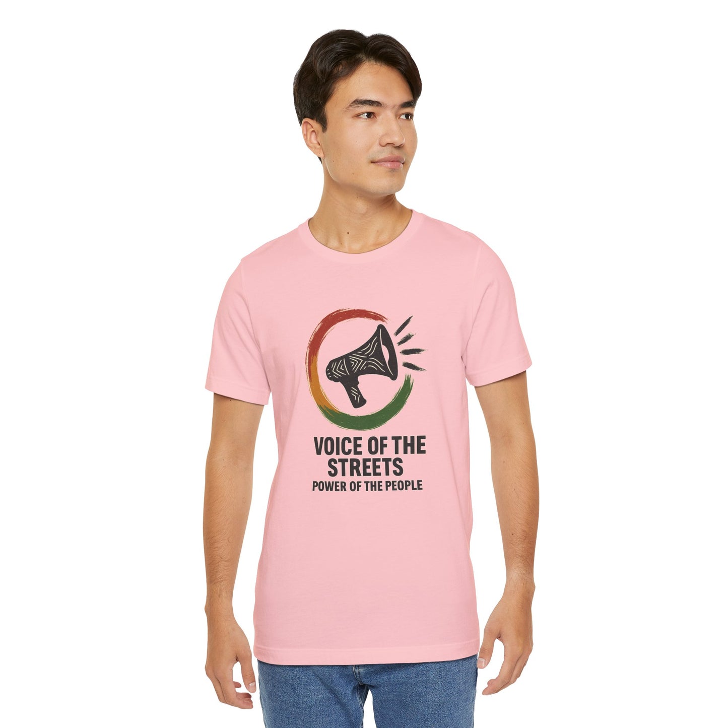 Empowering Voices Tee, Voice of the Streets T-Shirt, Casual Statement Shirt, Unisex Graphic Tee, Gift for Activists, Soft Cotton Tee