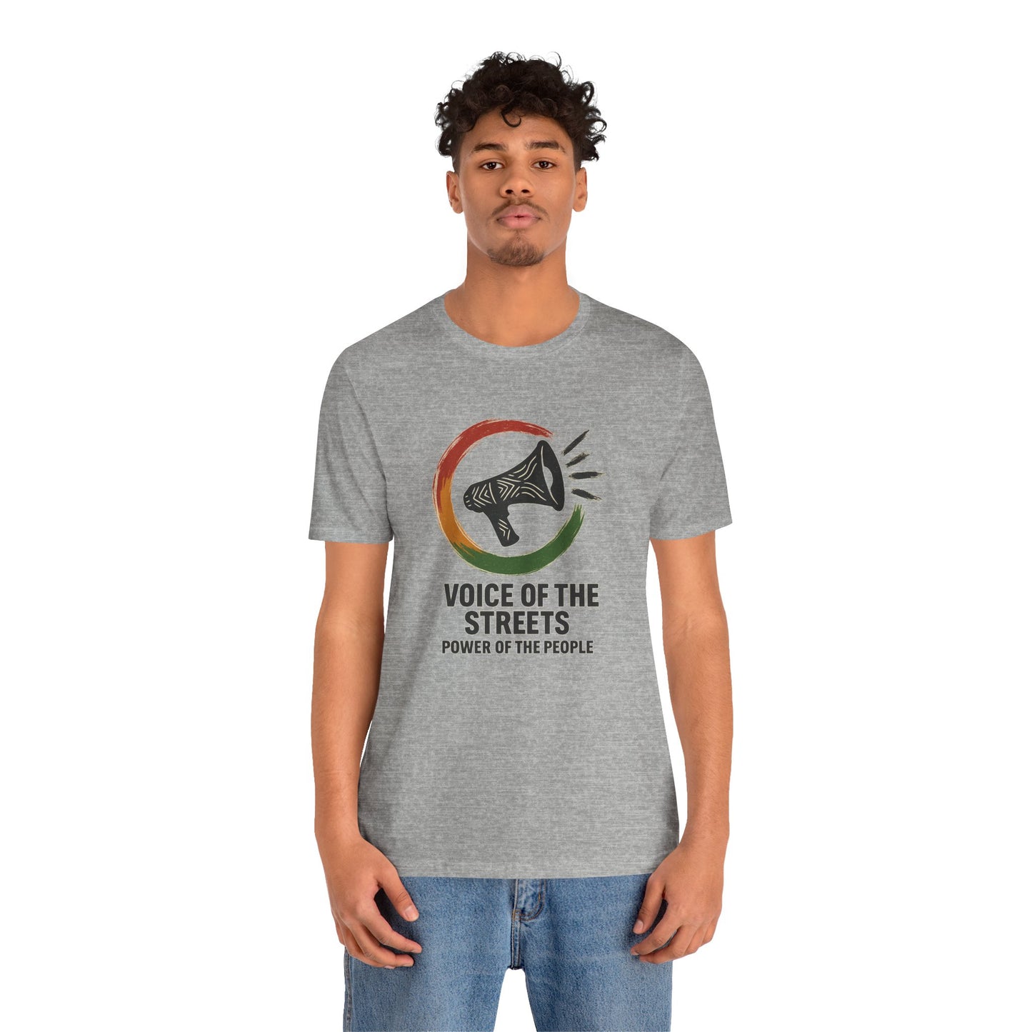 Empowering Voices Tee, Voice of the Streets T-Shirt, Casual Statement Shirt, Unisex Graphic Tee, Gift for Activists, Soft Cotton Tee