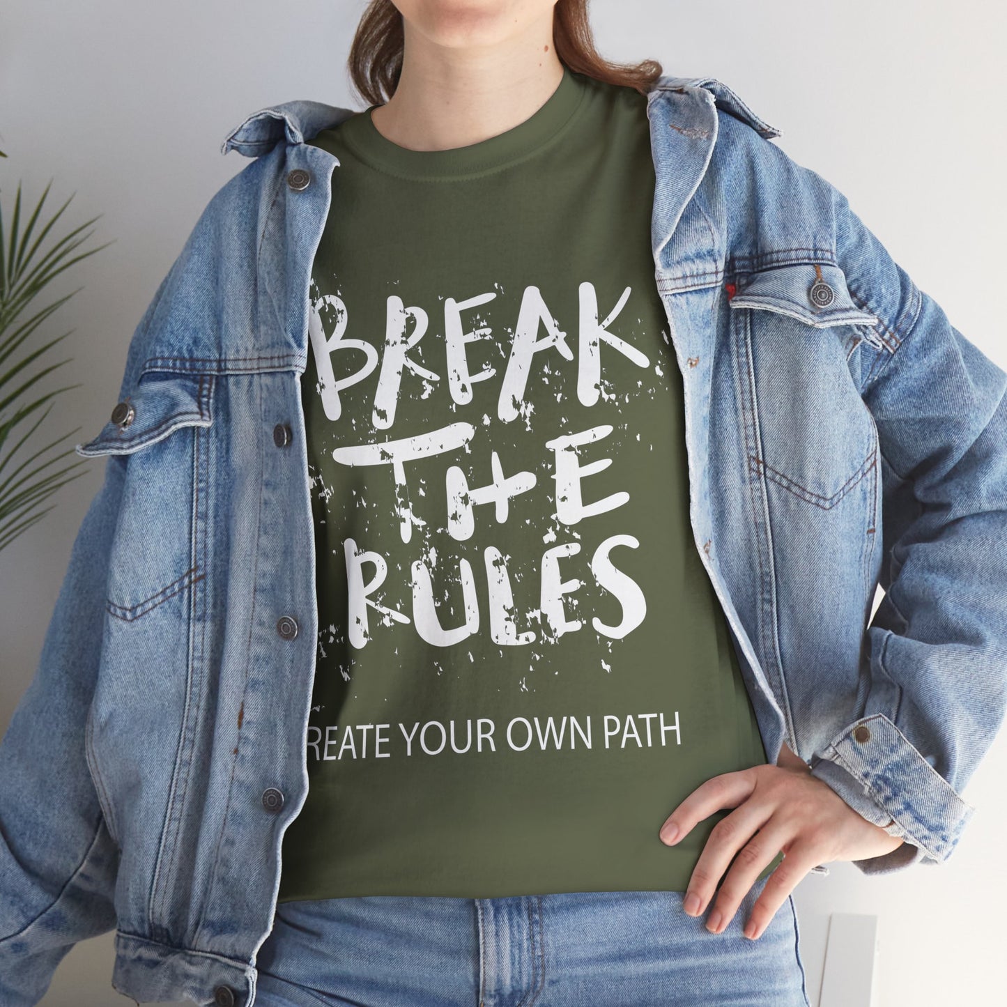 Break the Rules Shirt, Inspirational Graphic Tee