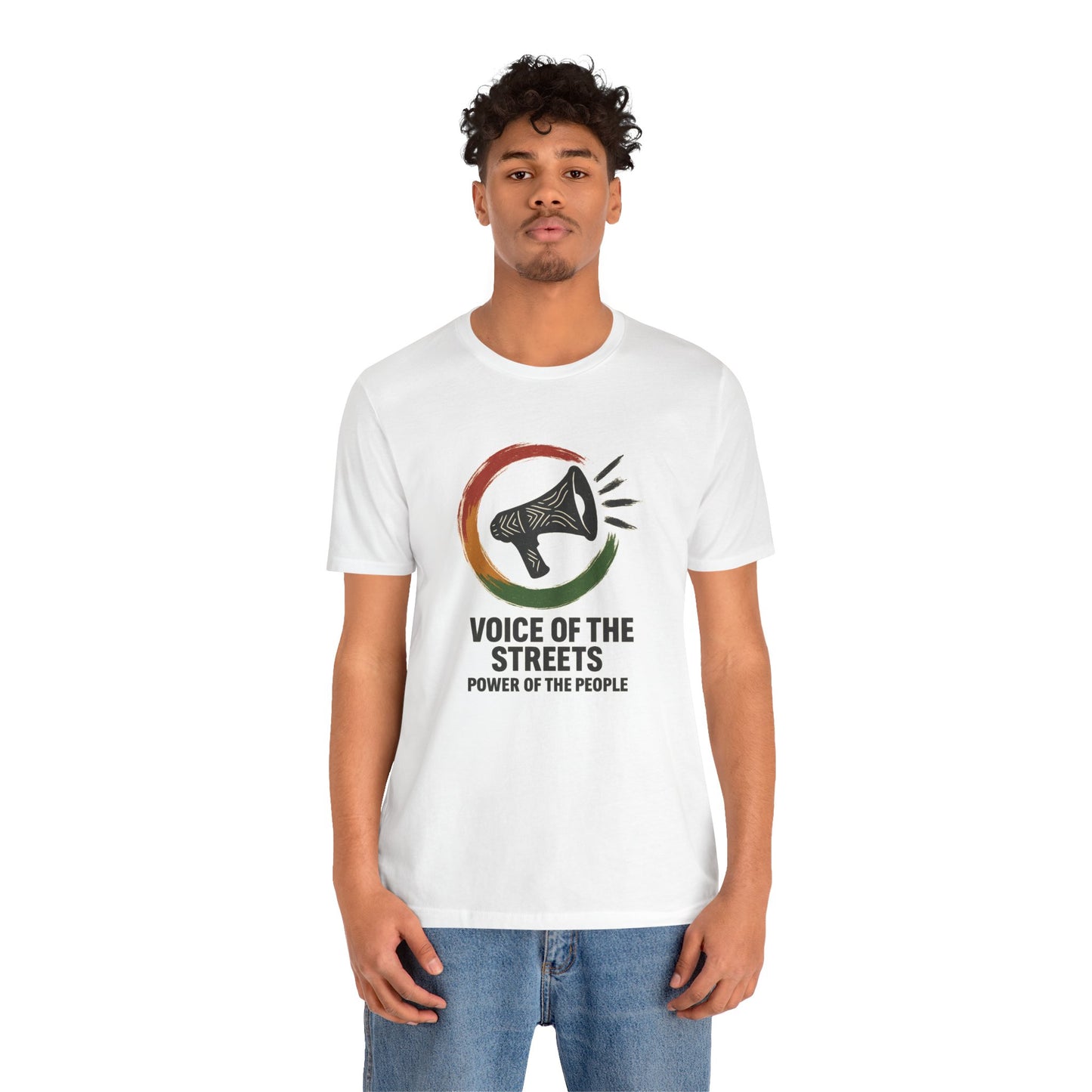 Empowering Voices Tee, Voice of the Streets T-Shirt, Casual Statement Shirt, Unisex Graphic Tee, Gift for Activists, Soft Cotton Tee