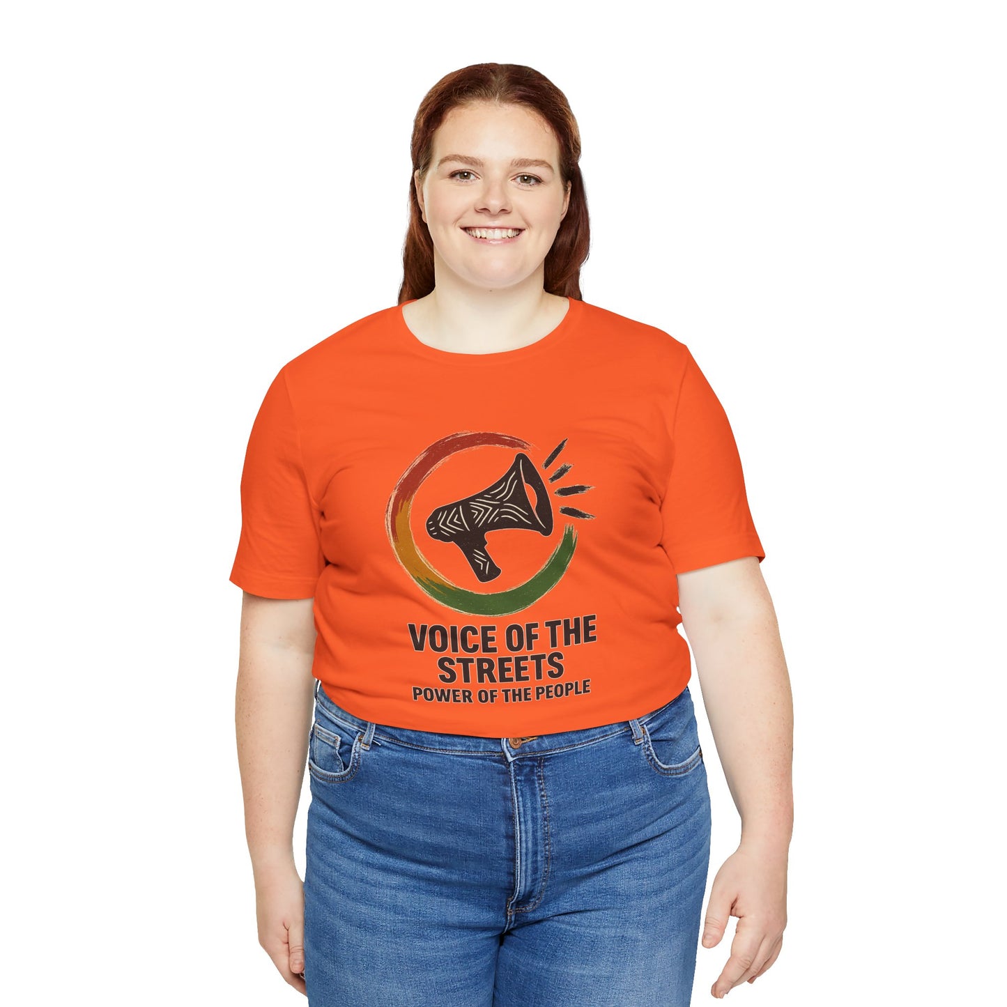 Empowering Voices Tee, Voice of the Streets T-Shirt, Casual Statement Shirt, Unisex Graphic Tee, Gift for Activists, Soft Cotton Tee