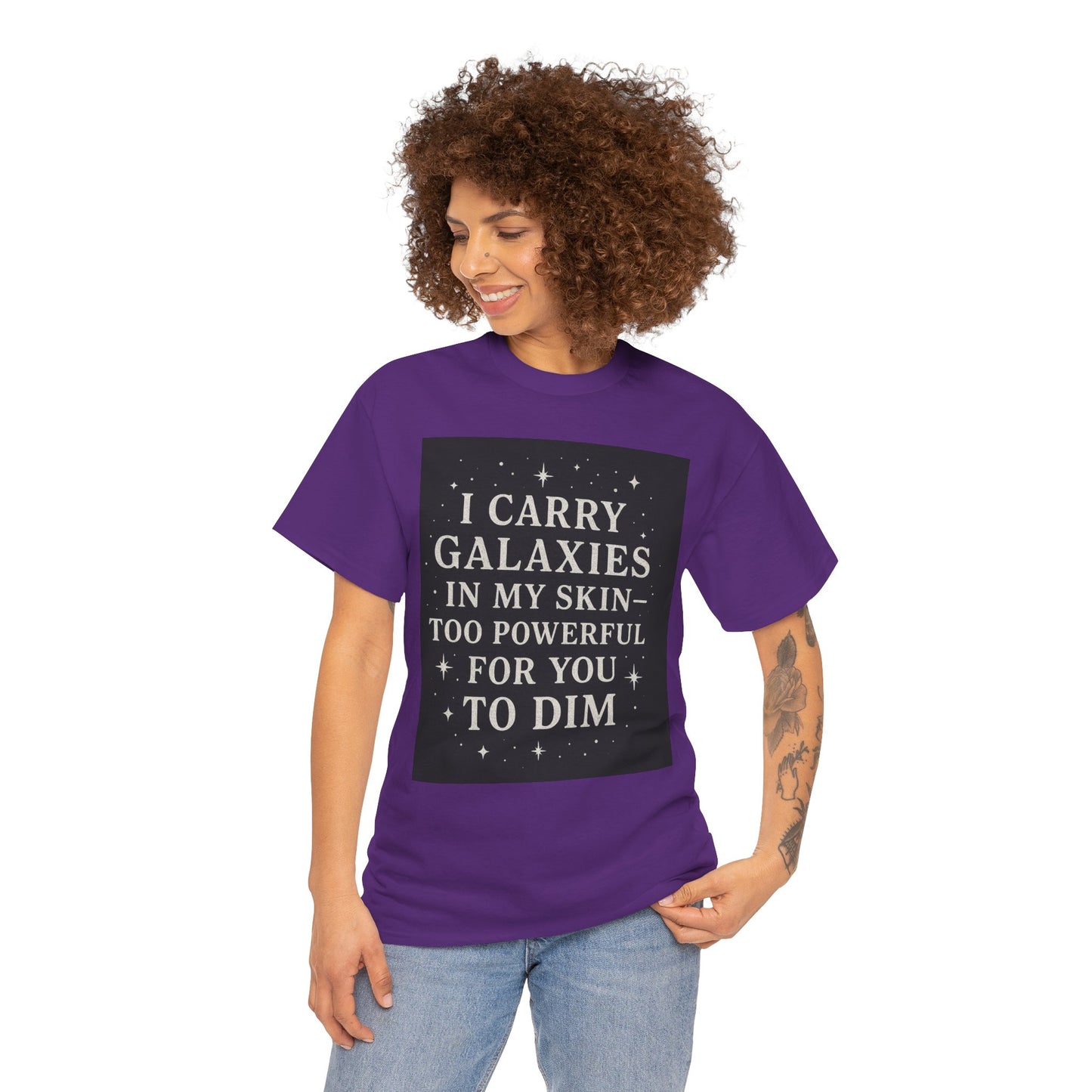 Galactic Vibes Unisex Tee - I Carry Galaxies Design