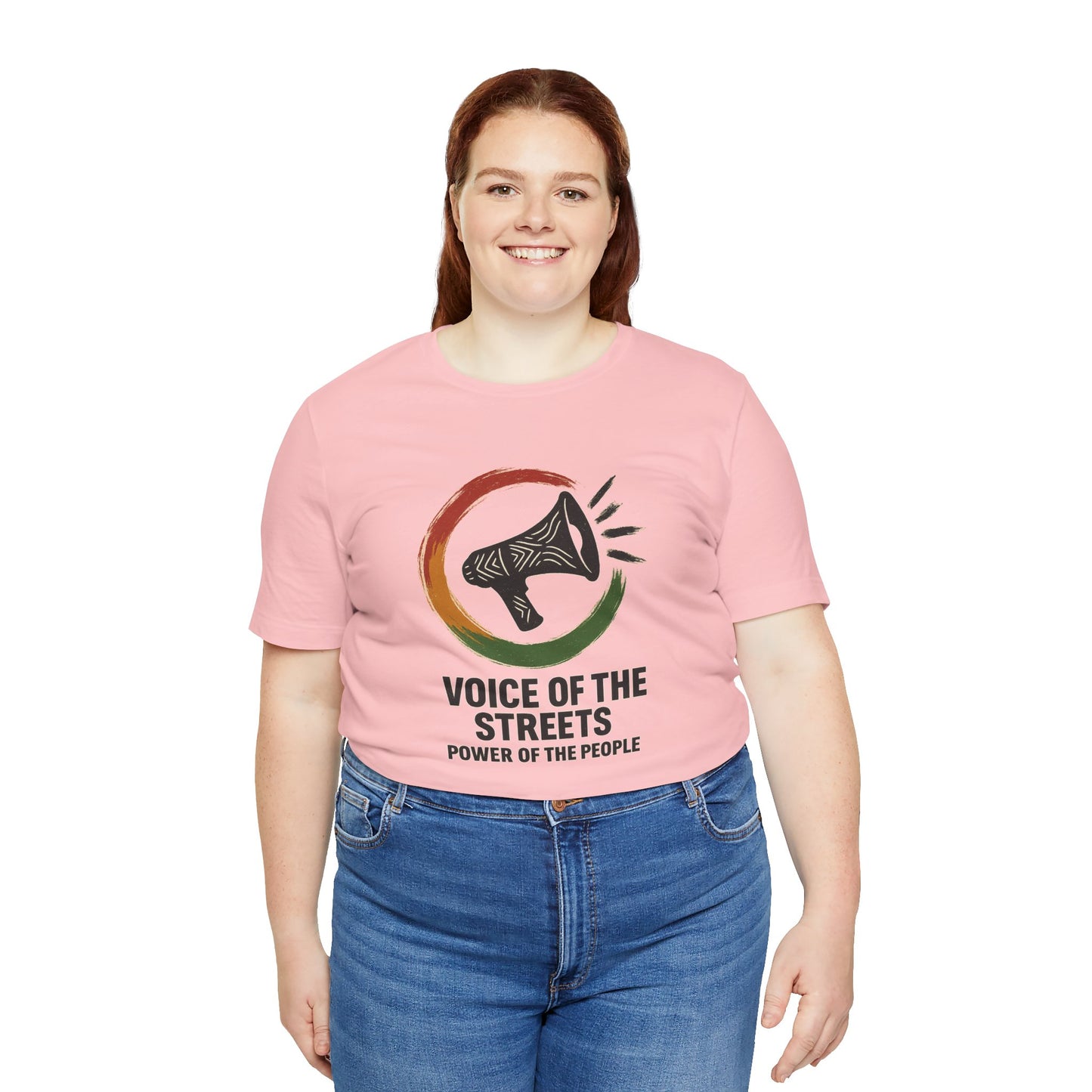 Empowering Voices Tee, Voice of the Streets T-Shirt, Casual Statement Shirt, Unisex Graphic Tee, Gift for Activists, Soft Cotton Tee