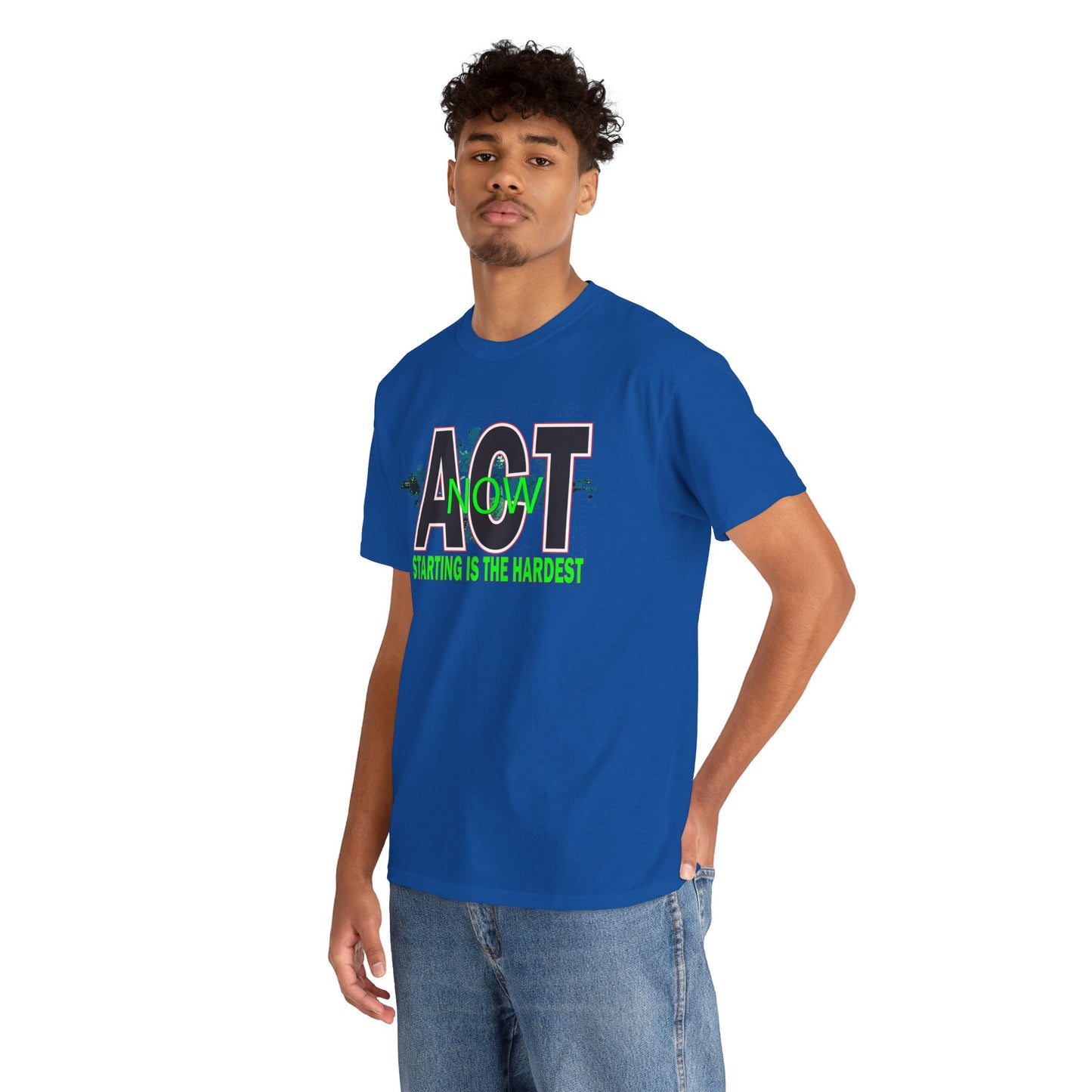 Motivational Unisex Tee - Start Now with Style, Perfect for Workouts