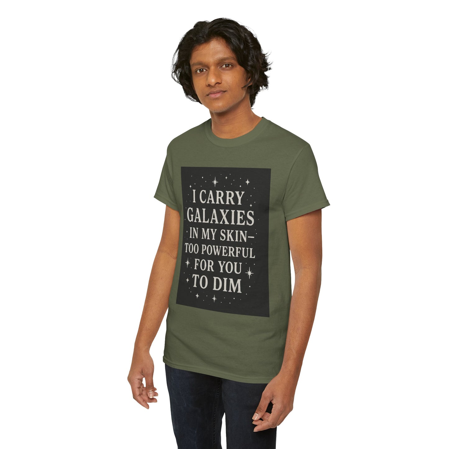Galactic Vibes Unisex Tee - I Carry Galaxies Design