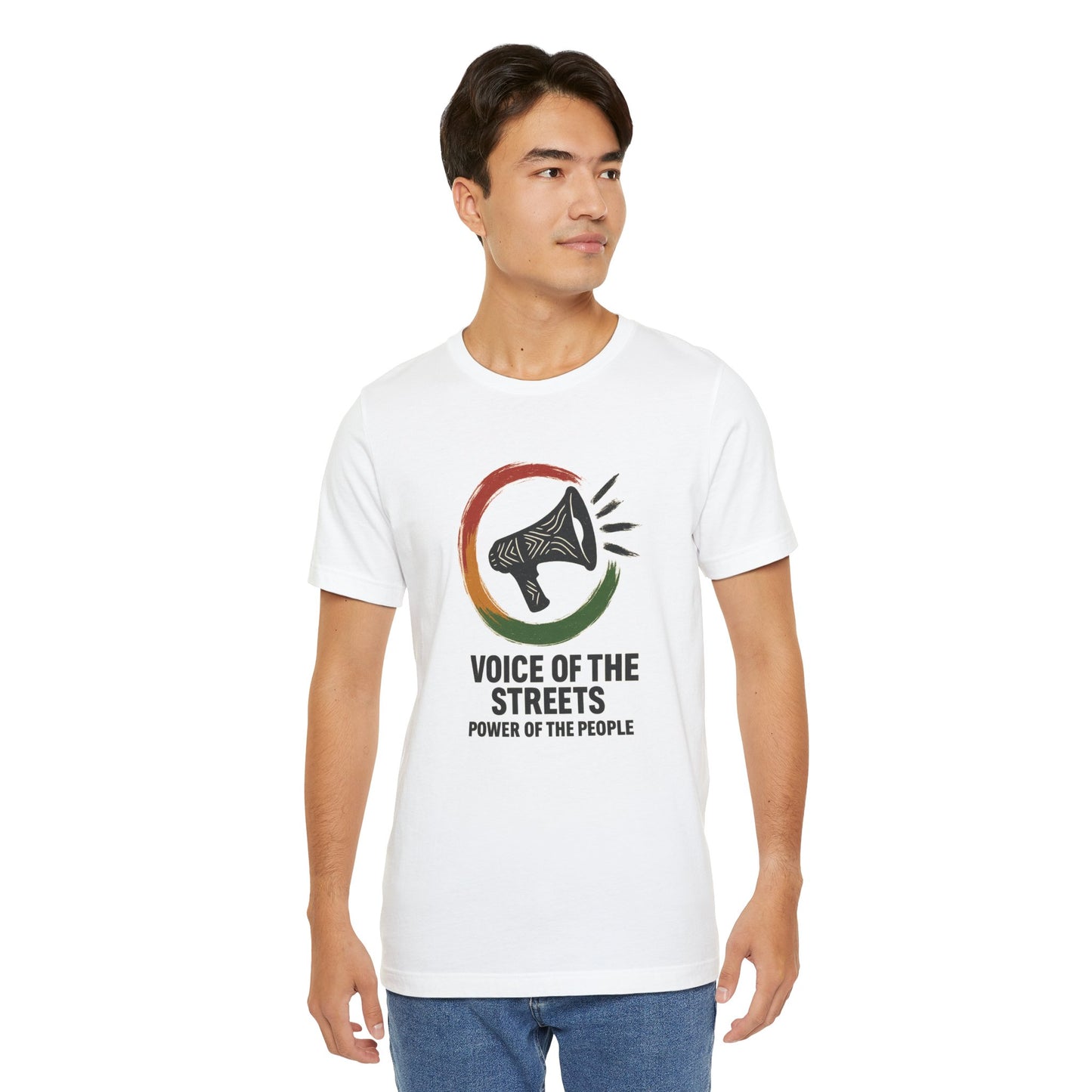 Empowering Voices Tee, Voice of the Streets T-Shirt, Casual Statement Shirt, Unisex Graphic Tee, Gift for Activists, Soft Cotton Tee