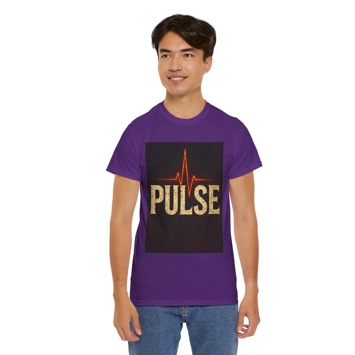 Pulse Graphic Tee, Unisex Cotton Shirt, Casual Wear, Gift for Music Lovers