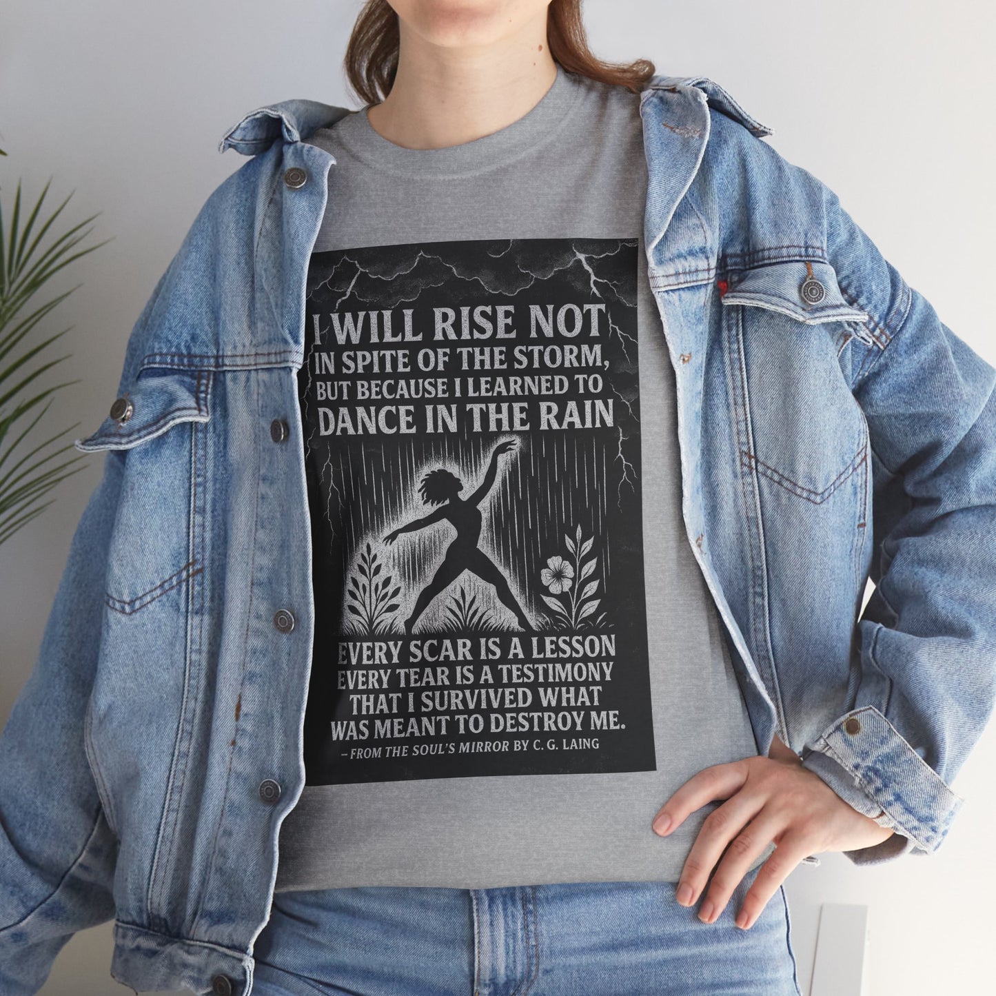 Inspirational Quote Tee, Motivational Graphic T-Shirt, Empowering Unisex Cotton Shirt.