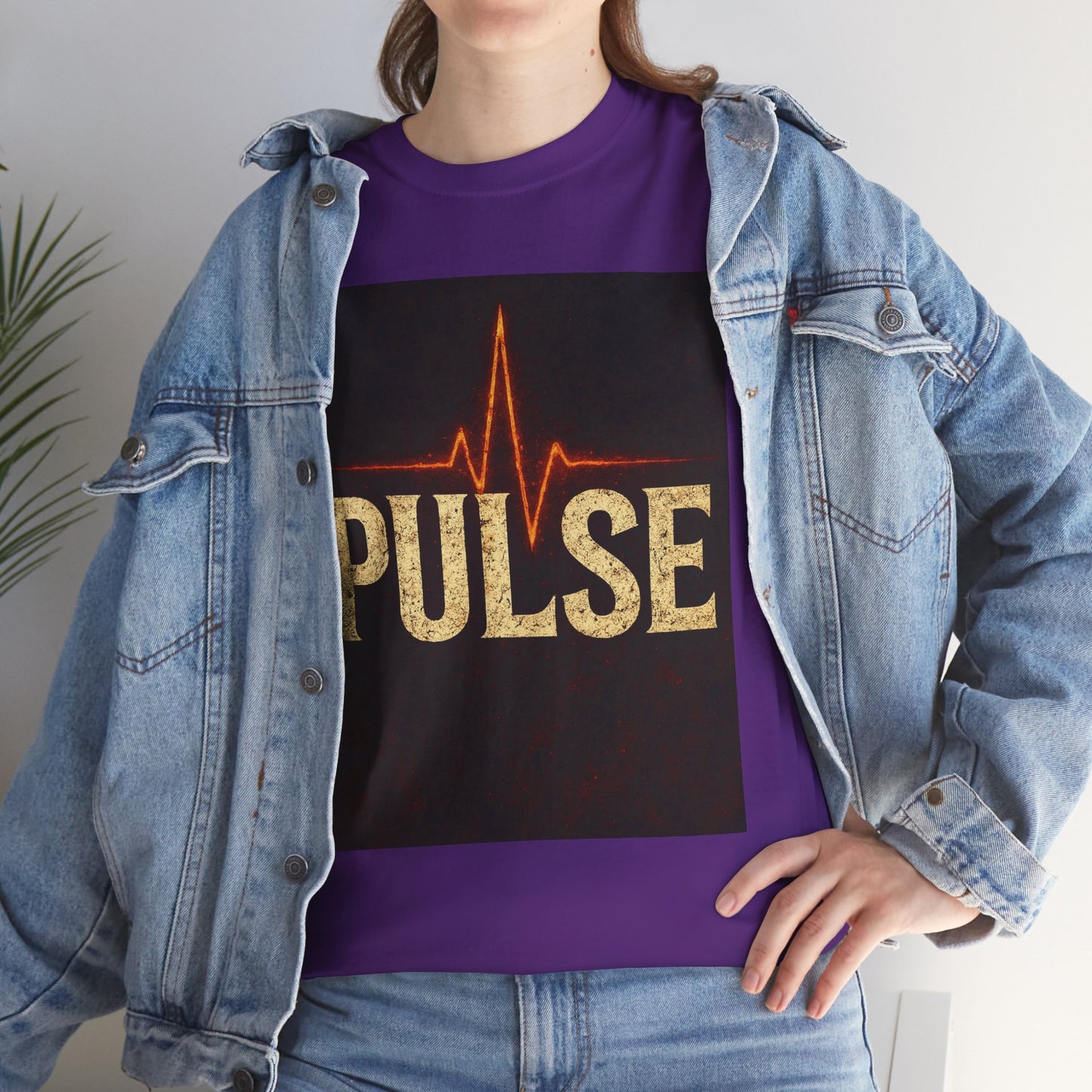 Pulse Graphic Tee, Unisex Cotton Shirt, Casual Wear, Gift for Music Lovers
