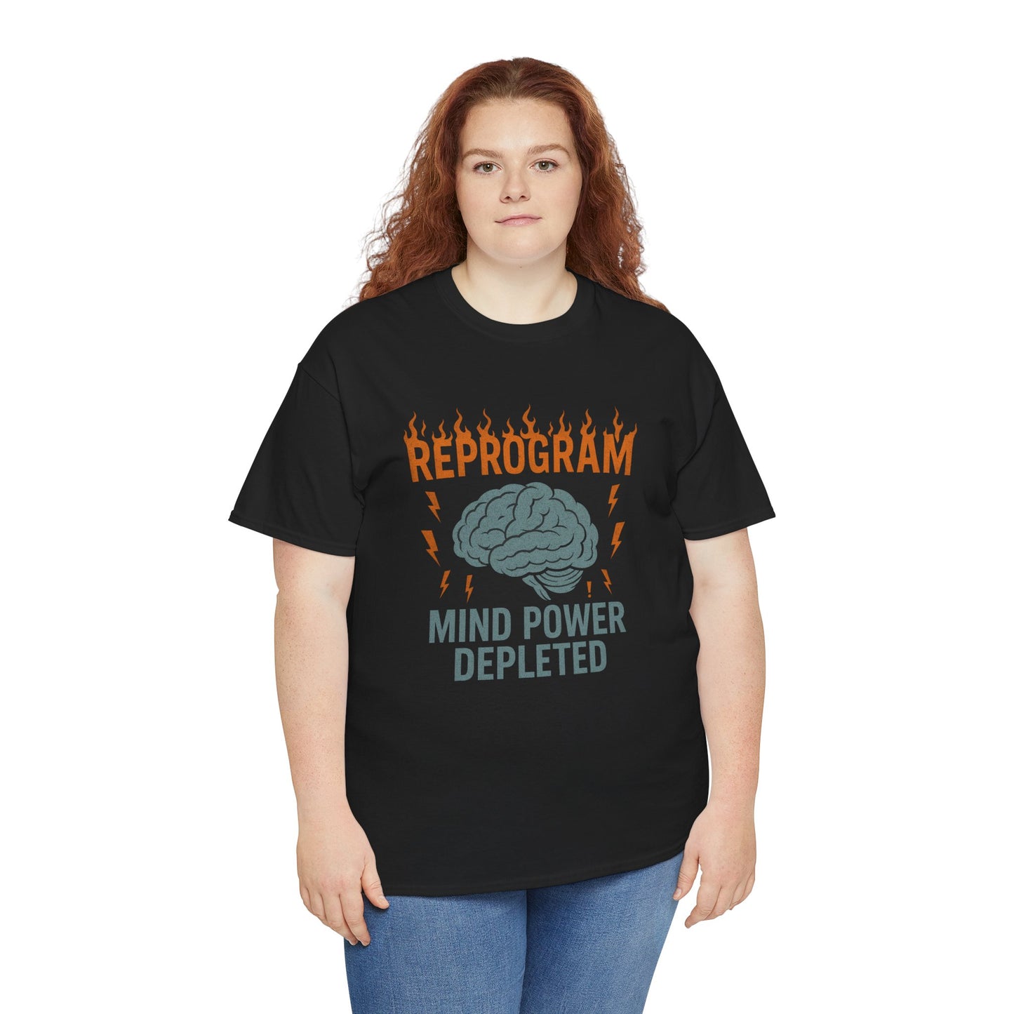 Reprogram Your Mind Unisex Heavy Cotton Tee