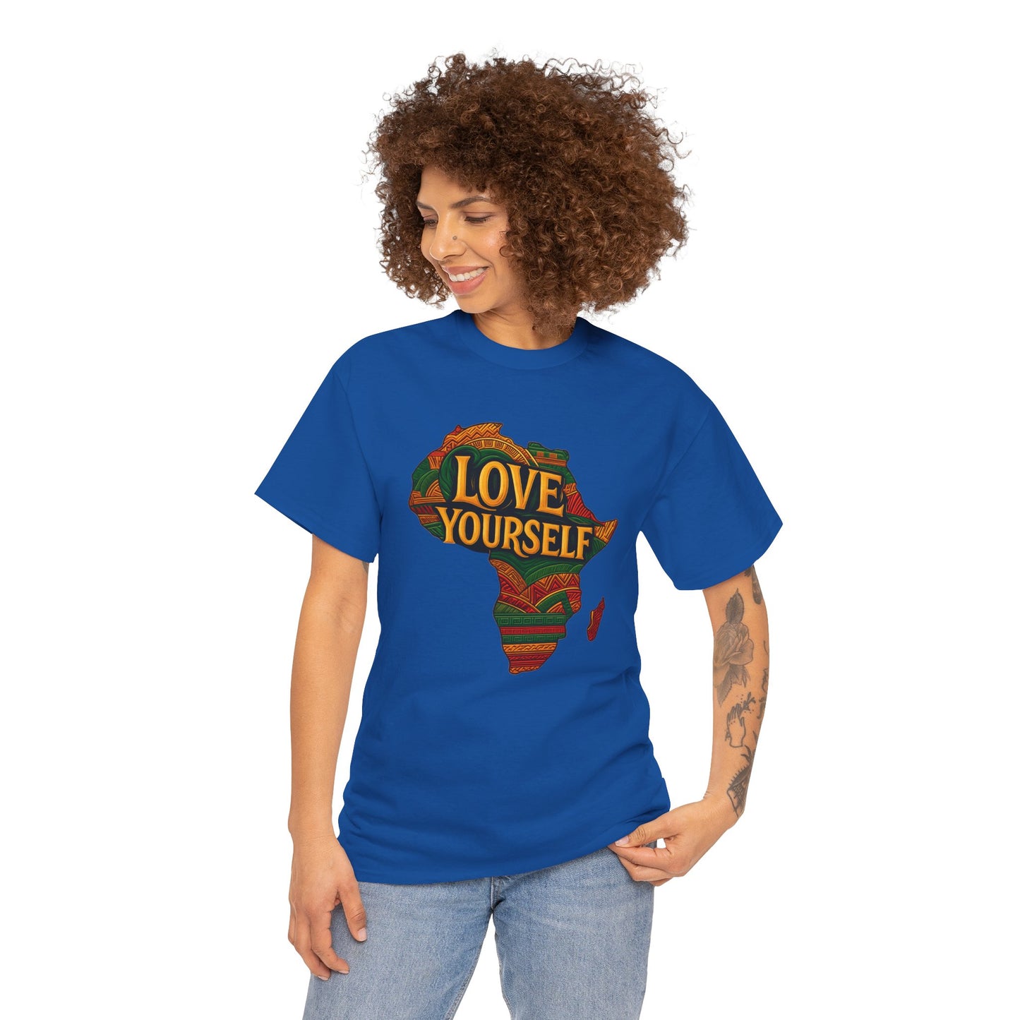 Unisex Afrocentric Graphic Tee – Bold Urban Art Design