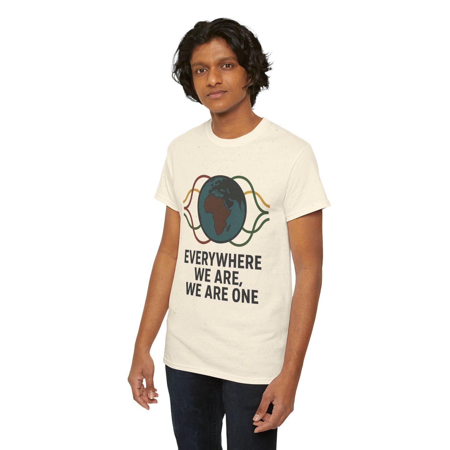 Unity Message Unisex Heavy Cotton Tee - Eco-Friendly Fashion