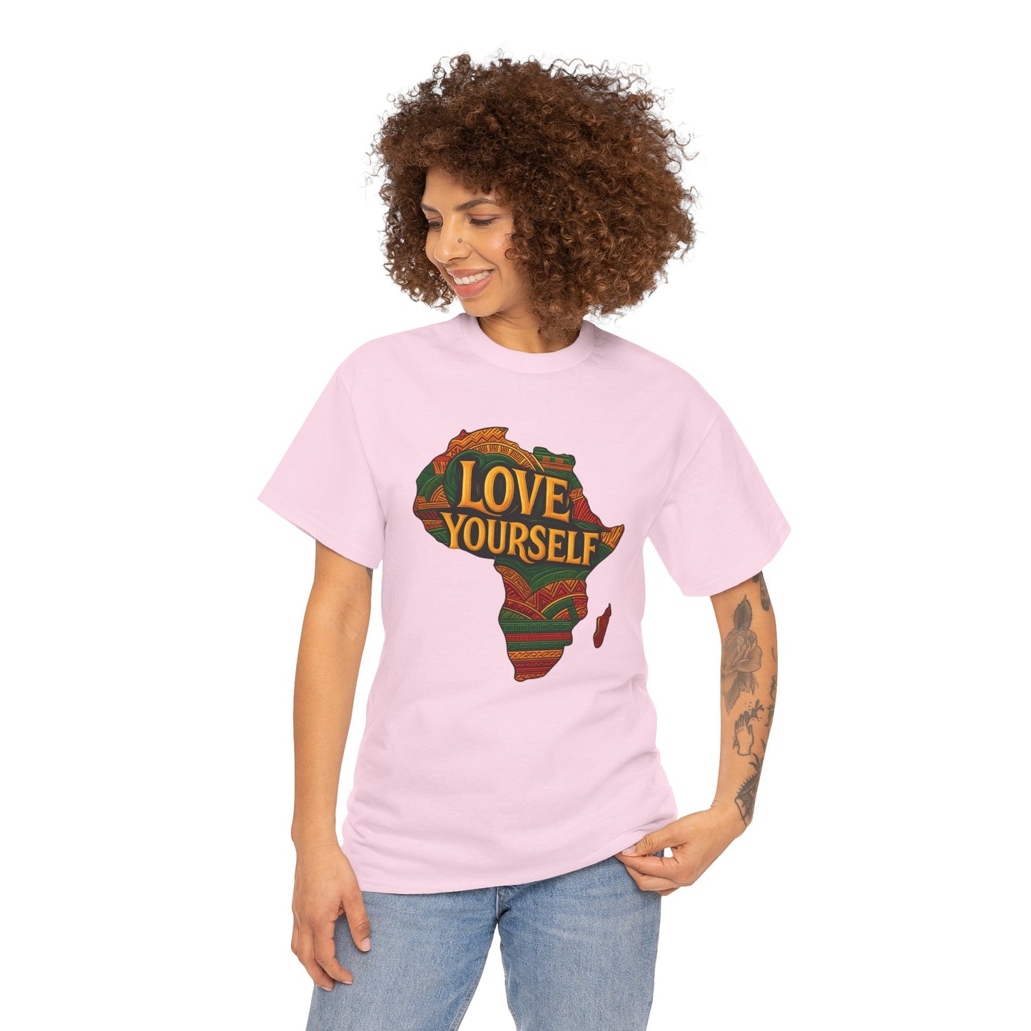 Unisex Afrocentric Graphic Tee – Bold Urban Art Design