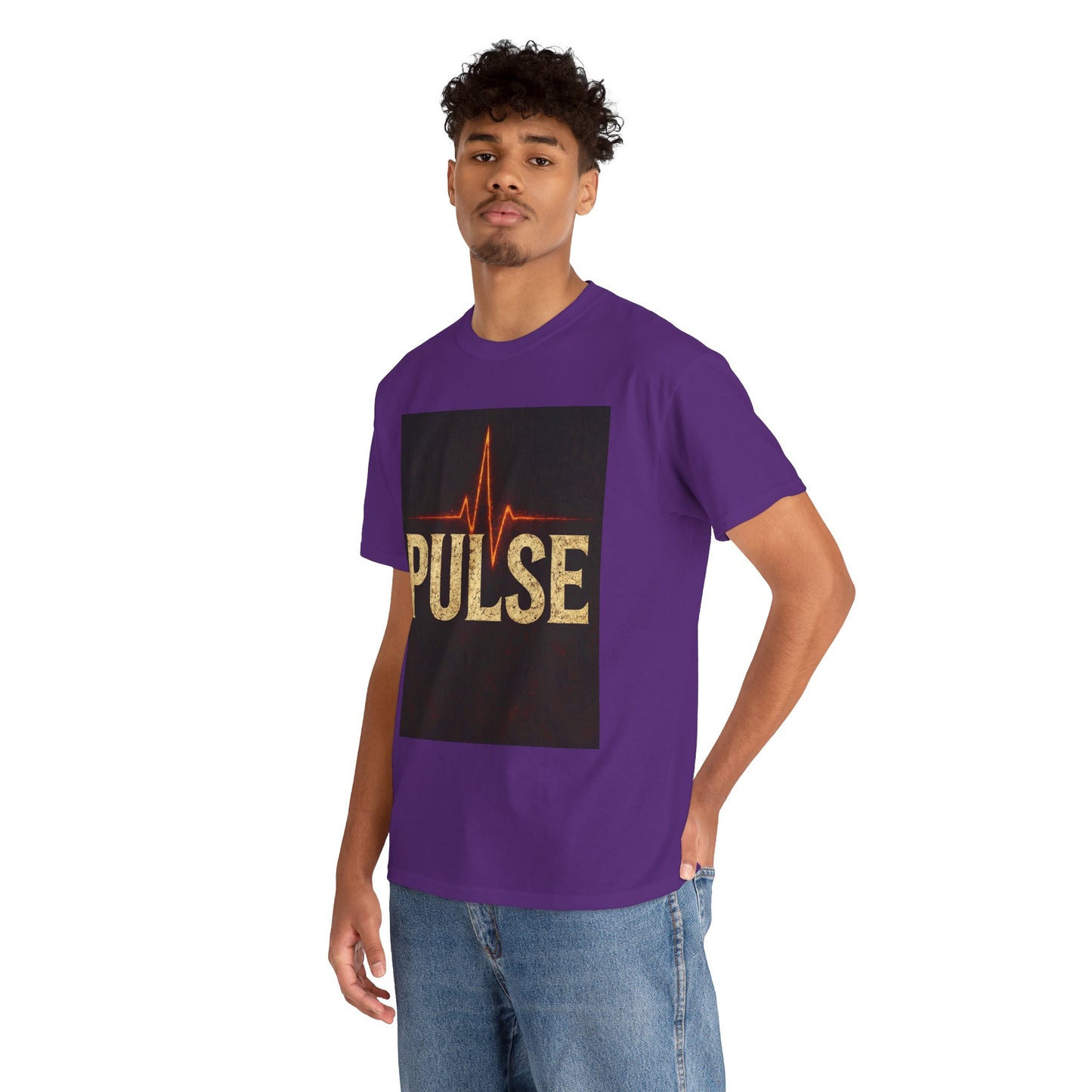 Pulse Graphic Tee, Unisex Cotton Shirt, Casual Wear, Gift for Music Lovers