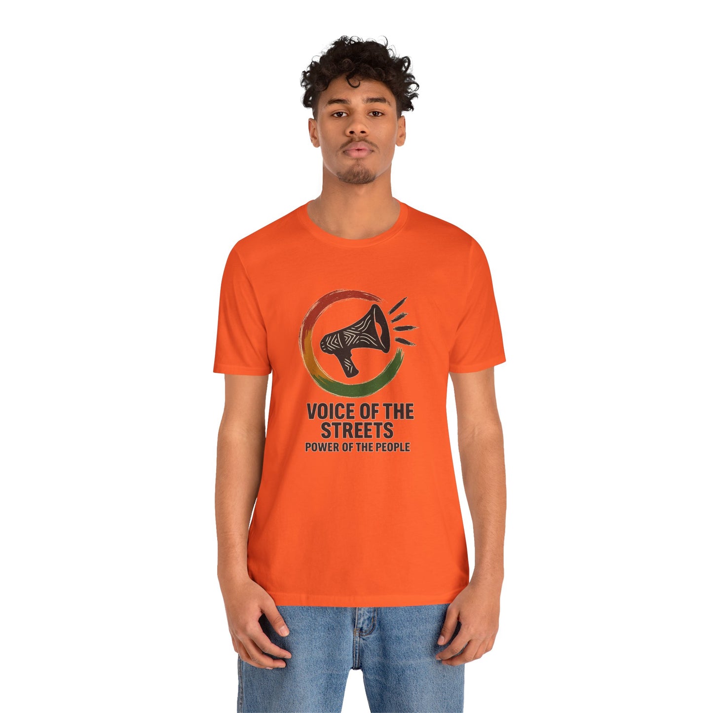 Empowering Voices Tee, Voice of the Streets T-Shirt, Casual Statement Shirt, Unisex Graphic Tee, Gift for Activists, Soft Cotton Tee