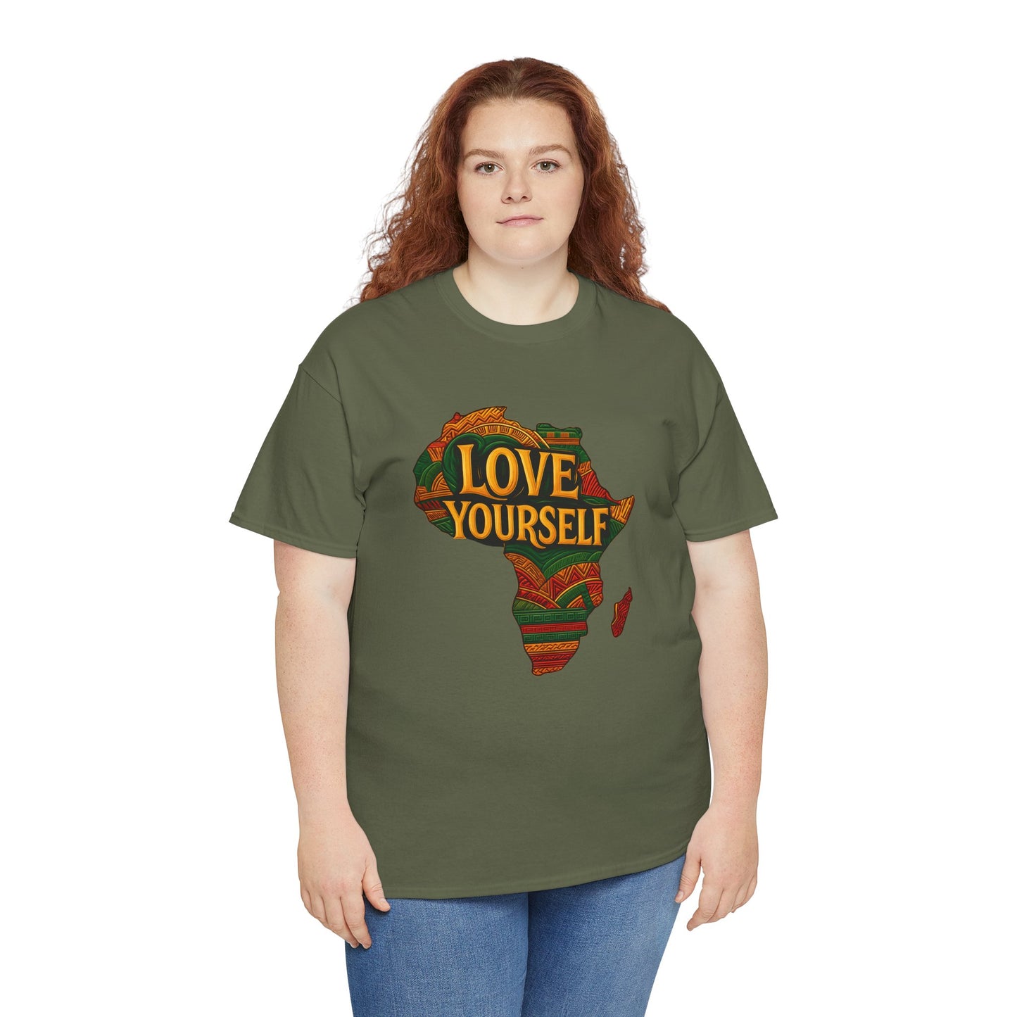 Unisex Afrocentric Graphic Tee – Bold Urban Art Design
