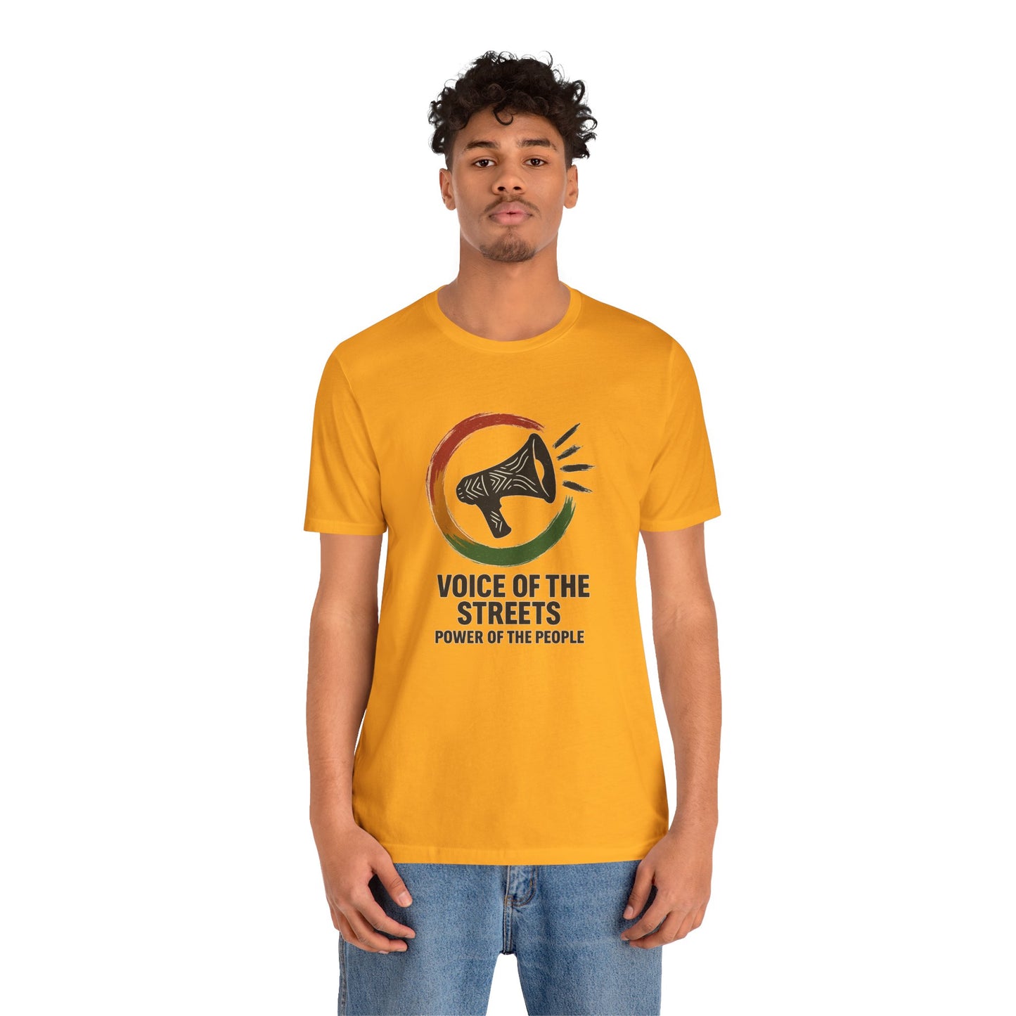 Empowering Voices Tee, Voice of the Streets T-Shirt, Casual Statement Shirt, Unisex Graphic Tee, Gift for Activists, Soft Cotton Tee