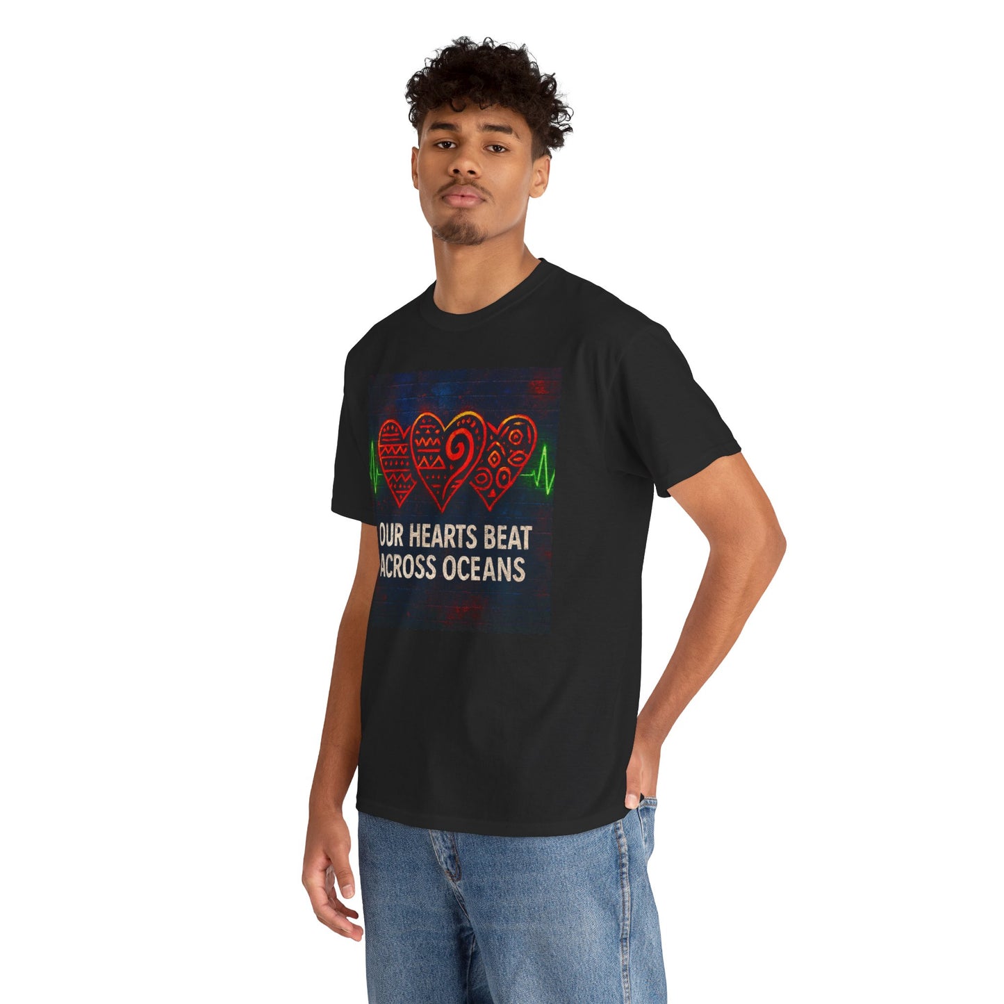 Heartfelt Connection Tee | Unisex Cotton T-Shirt for Relationships