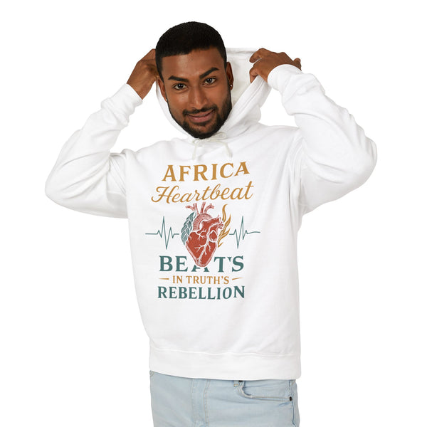 Africa Heartbeat Unisex Lightweight Hoodie