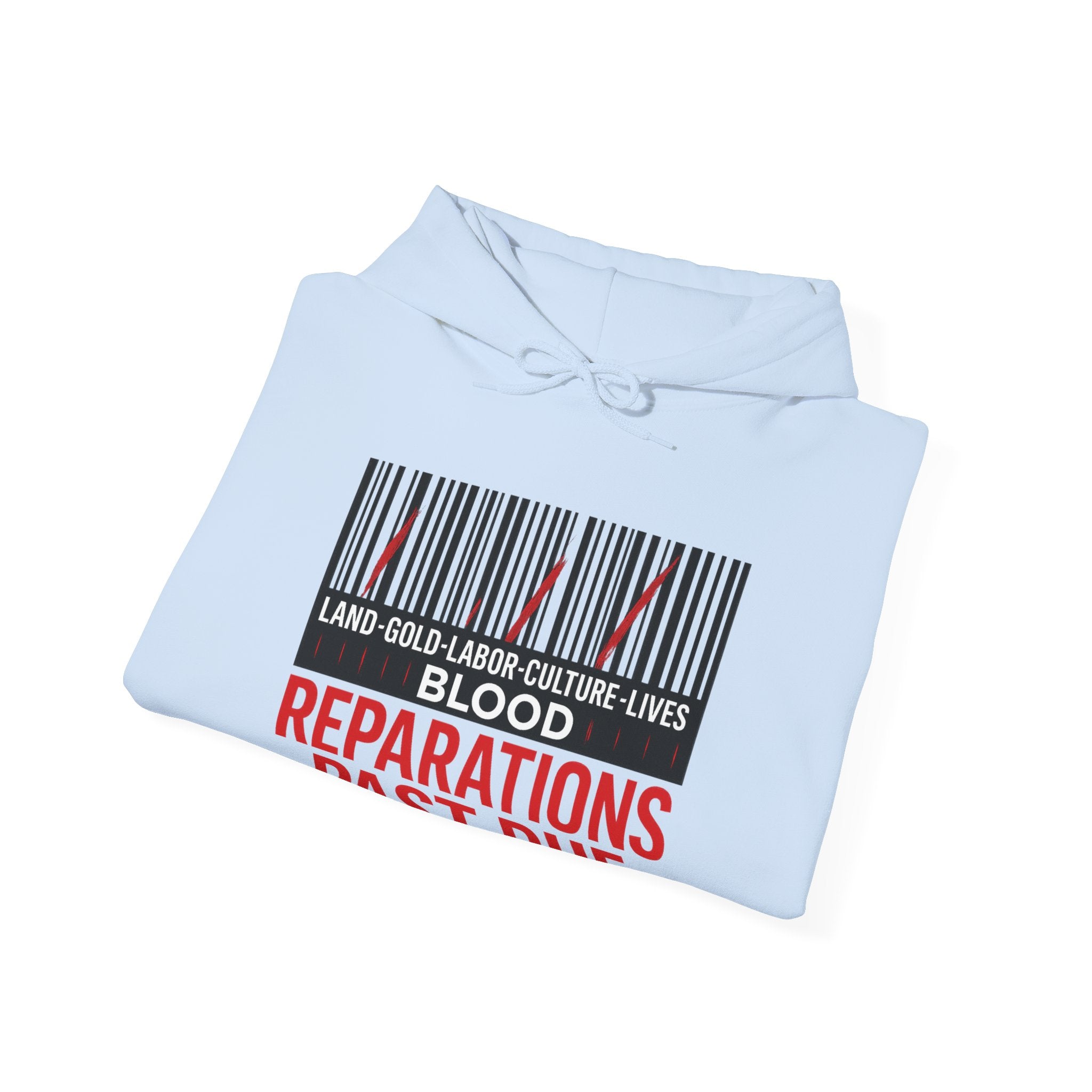 Reparations Theme Hoodie - Unisex Heavy Blend Sweatshirt, Black History Month Apparel, Social Justice Clothing, Protest Wear, Activist [...]