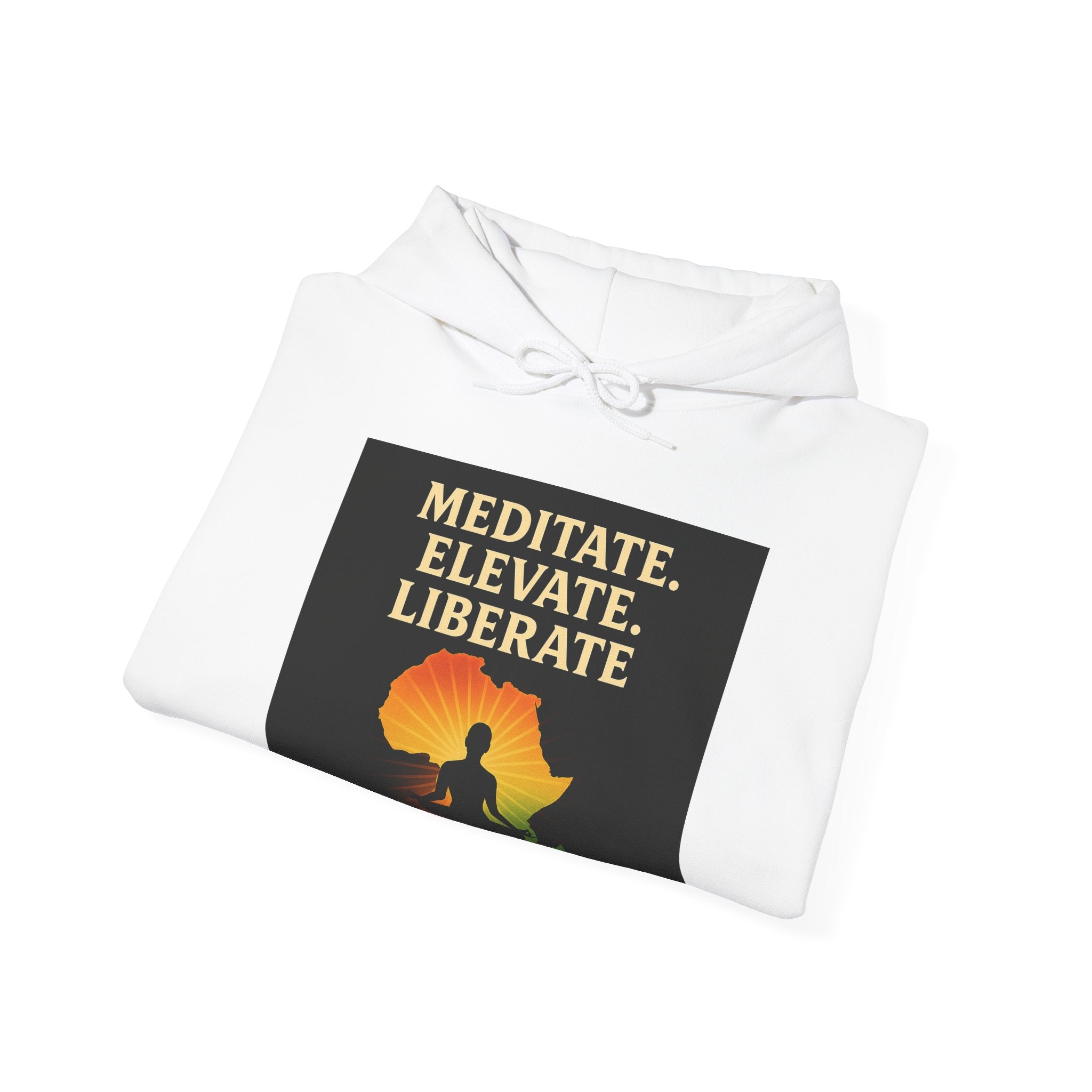 Meditation Inspired Unisex Hoodie - Meditate. Elevate. Liberate.