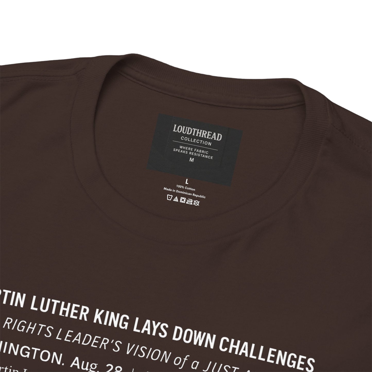 Inspirational Quote Unisex Heavy Cotton Tee - Perfect for Activism.