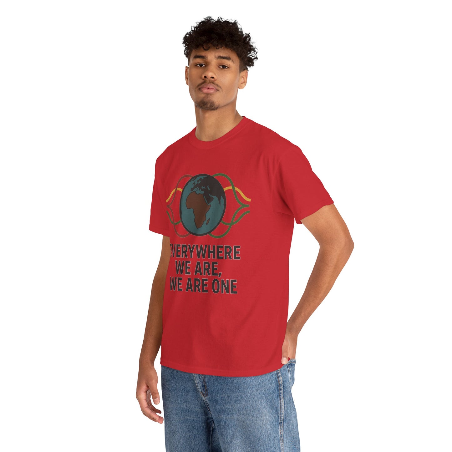 Unity Message Unisex Heavy Cotton Tee - Eco-Friendly Fashion