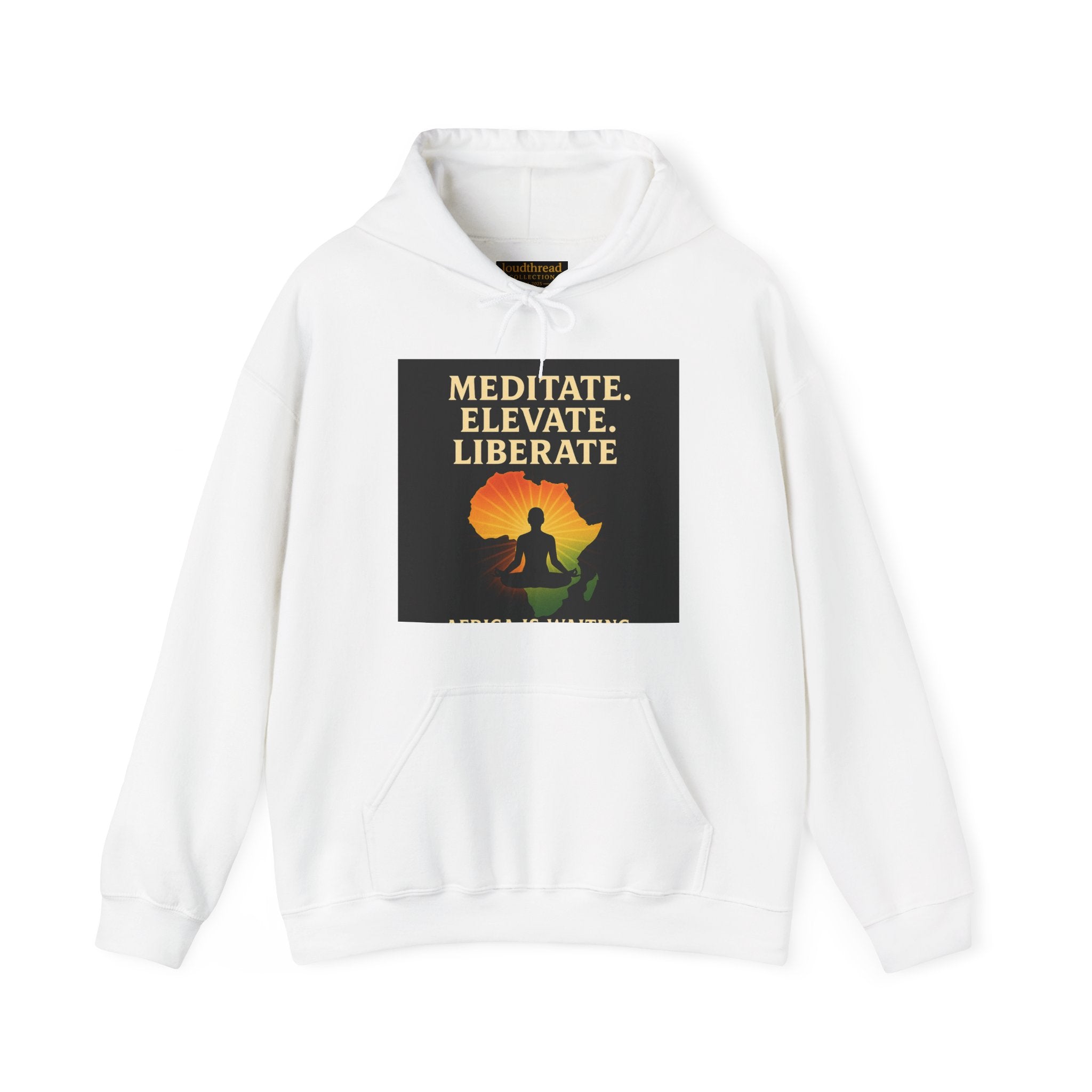 Meditation Inspired Unisex Hoodie - Meditate. Elevate. Liberate.
