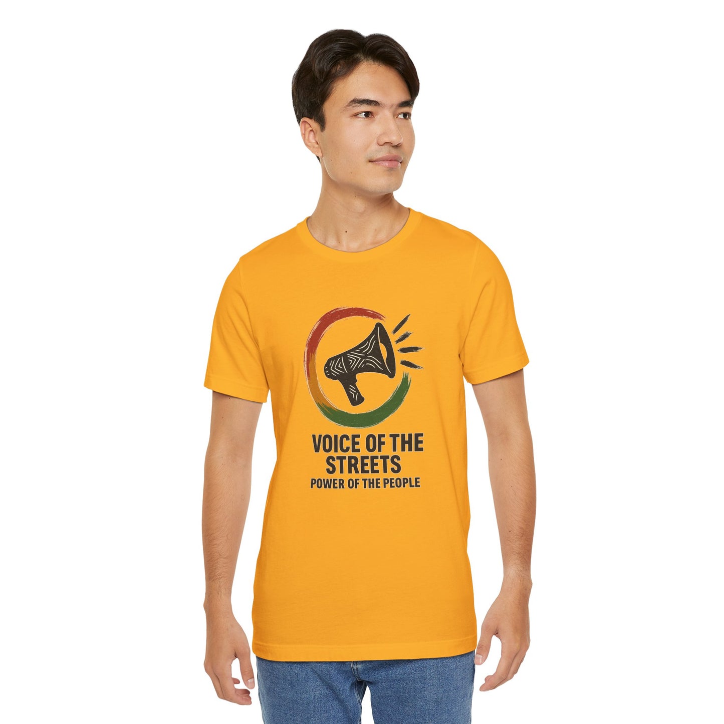 Empowering Voices Tee, Voice of the Streets T-Shirt, Casual Statement Shirt, Unisex Graphic Tee, Gift for Activists, Soft Cotton Tee