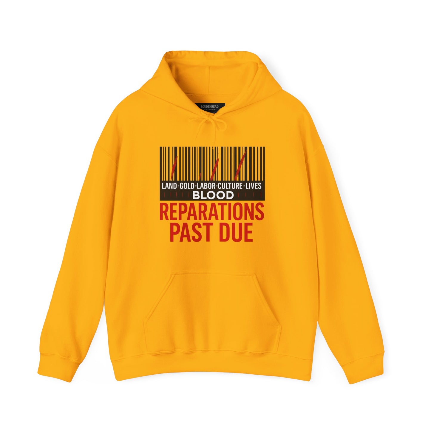 Reparations Theme Hoodie - Unisex Heavy Blend Sweatshirt, Black History Month Apparel, Social Justice Clothing, Protest Wear, Activist [...]