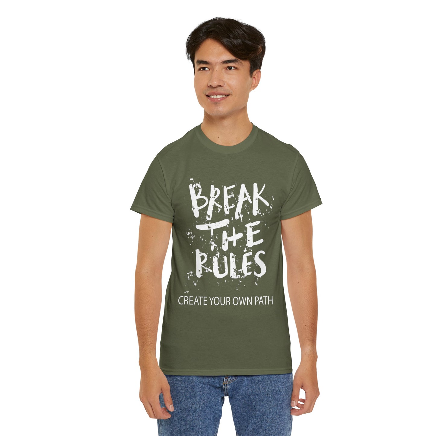 Break the Rules Shirt, Inspirational Graphic Tee
