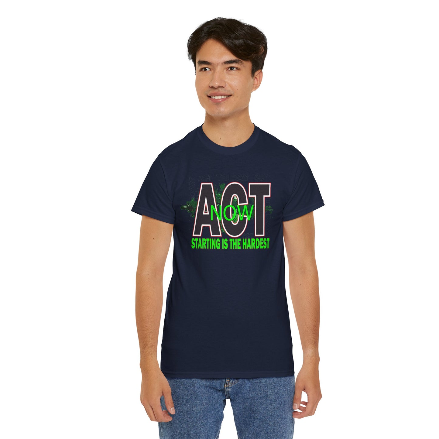 Motivational Unisex Tee - Start Now with Style, Perfect for Workouts