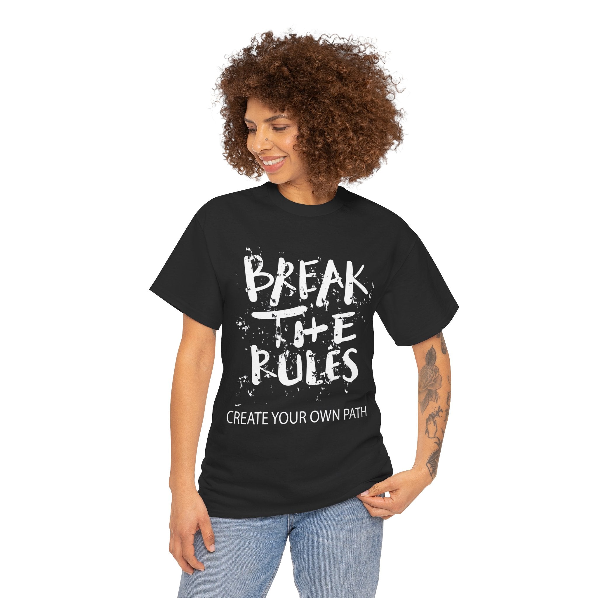 Break the Rules Shirt, Inspirational Graphic Tee