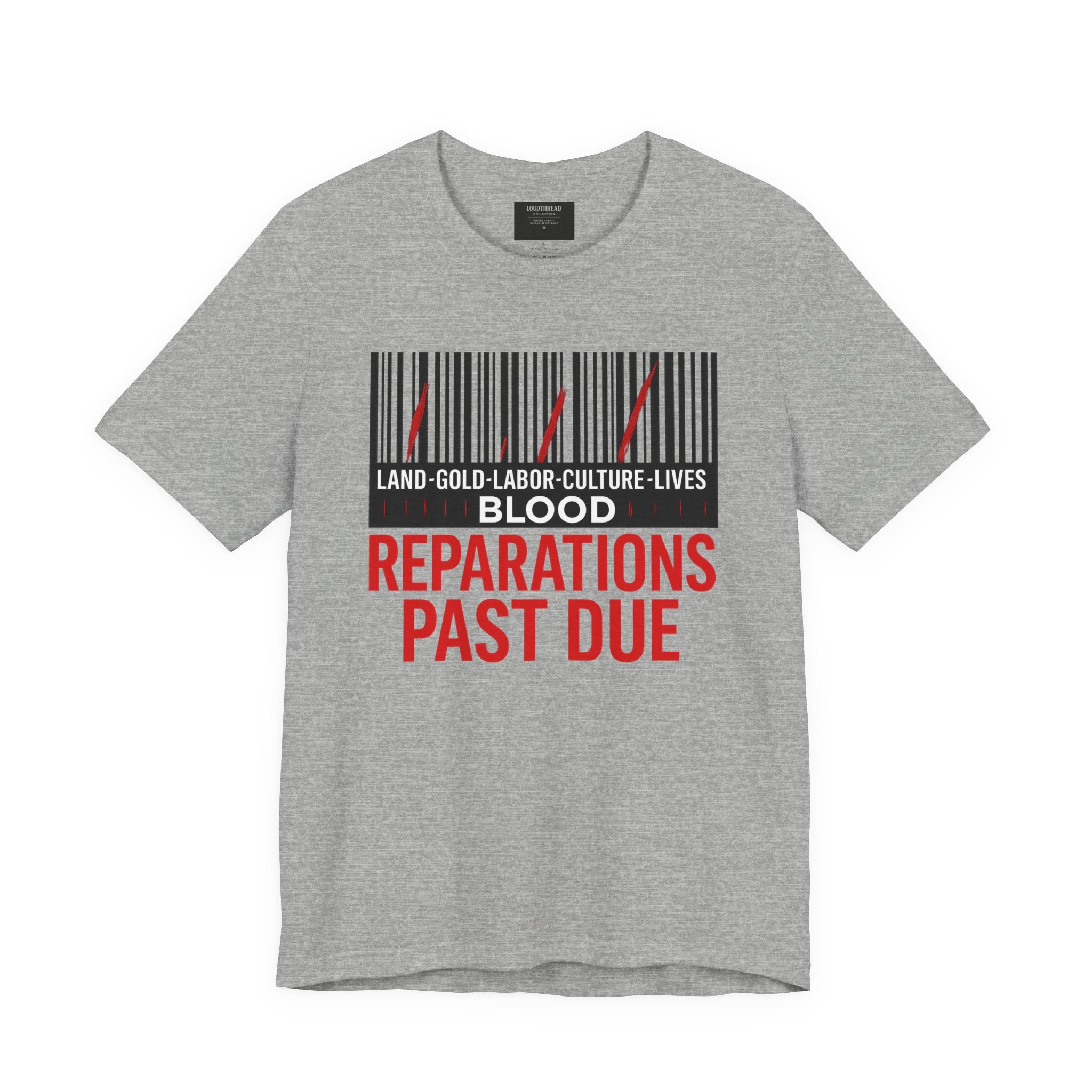 Reparations Past Due Tee - Graphic Shirt for Activists, Social Justice Apparel, Thought-Provoking Gift, Unisex Casual Wear, Statement [...]