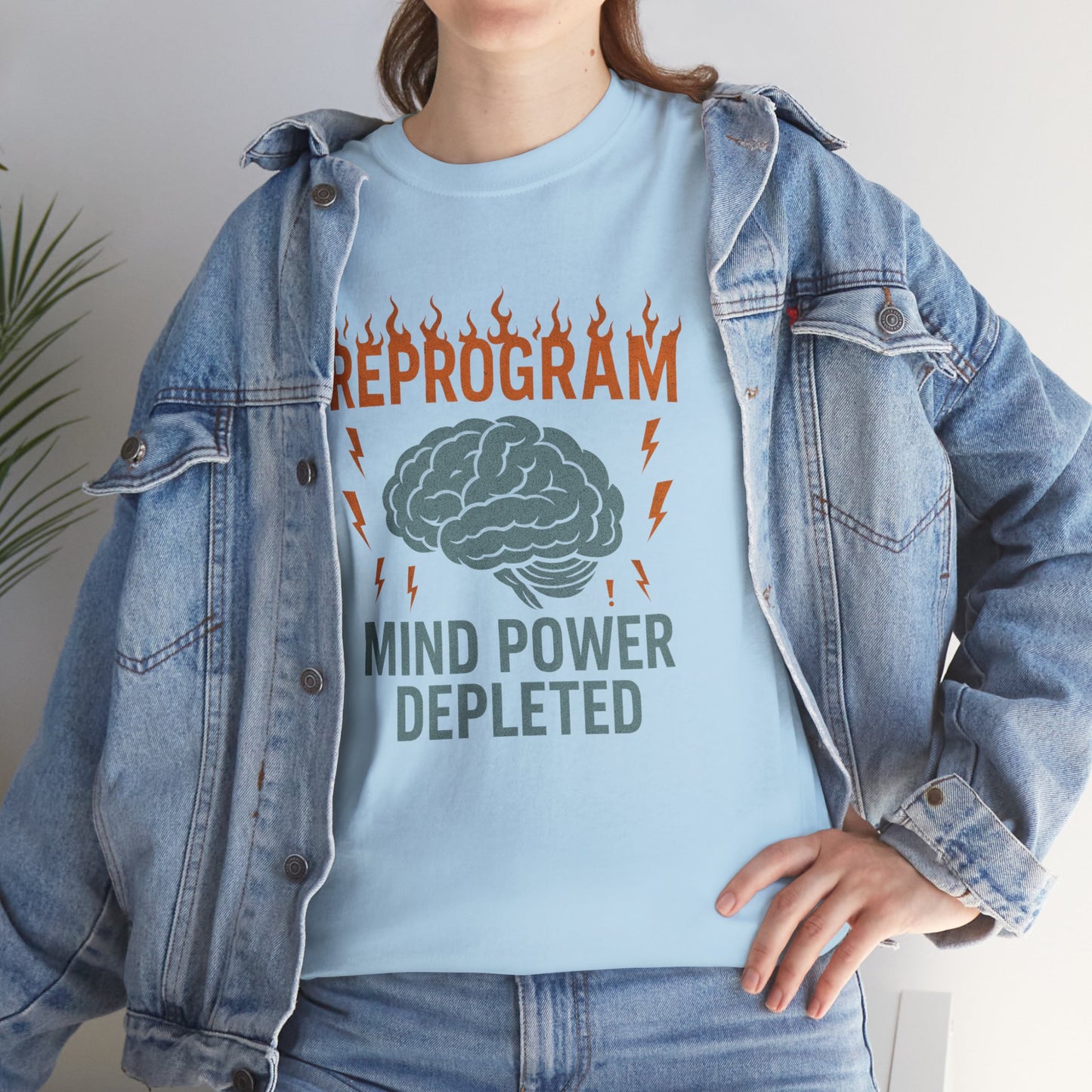 Reprogram Your Mind Unisex Heavy Cotton Tee