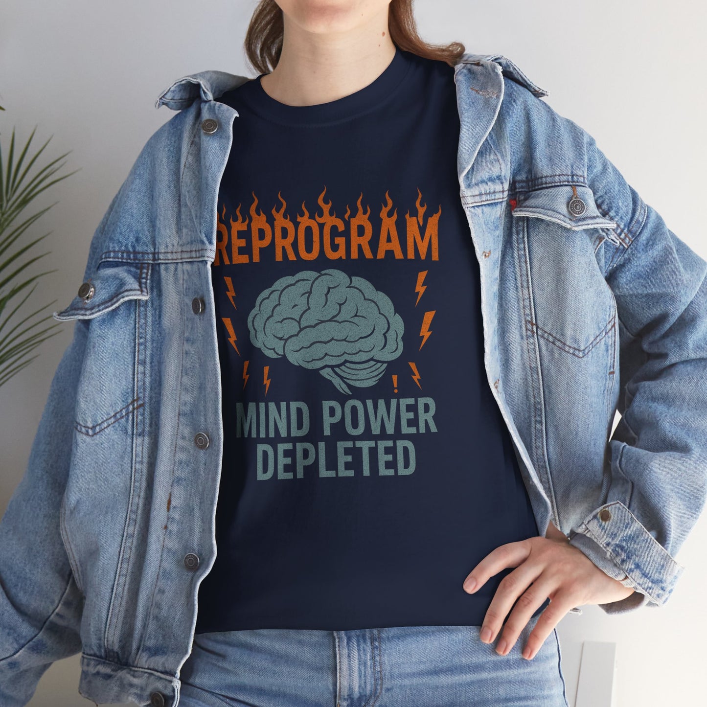 Reprogram Your Mind Unisex Heavy Cotton Tee