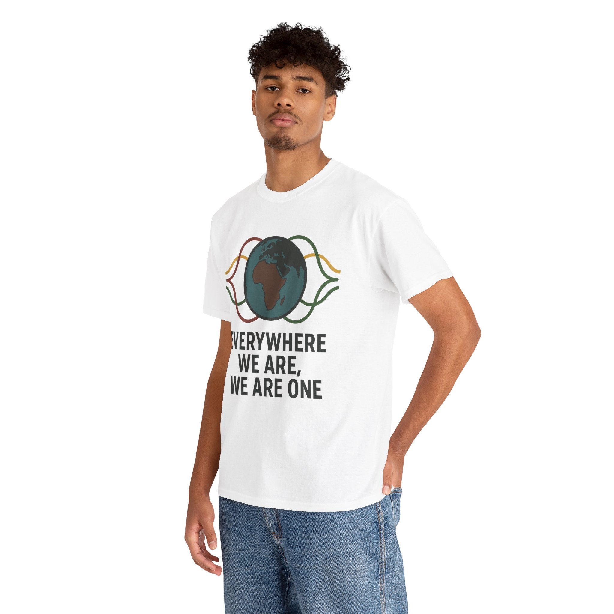 Unity Message Unisex Heavy Cotton Tee - Eco-Friendly Fashion