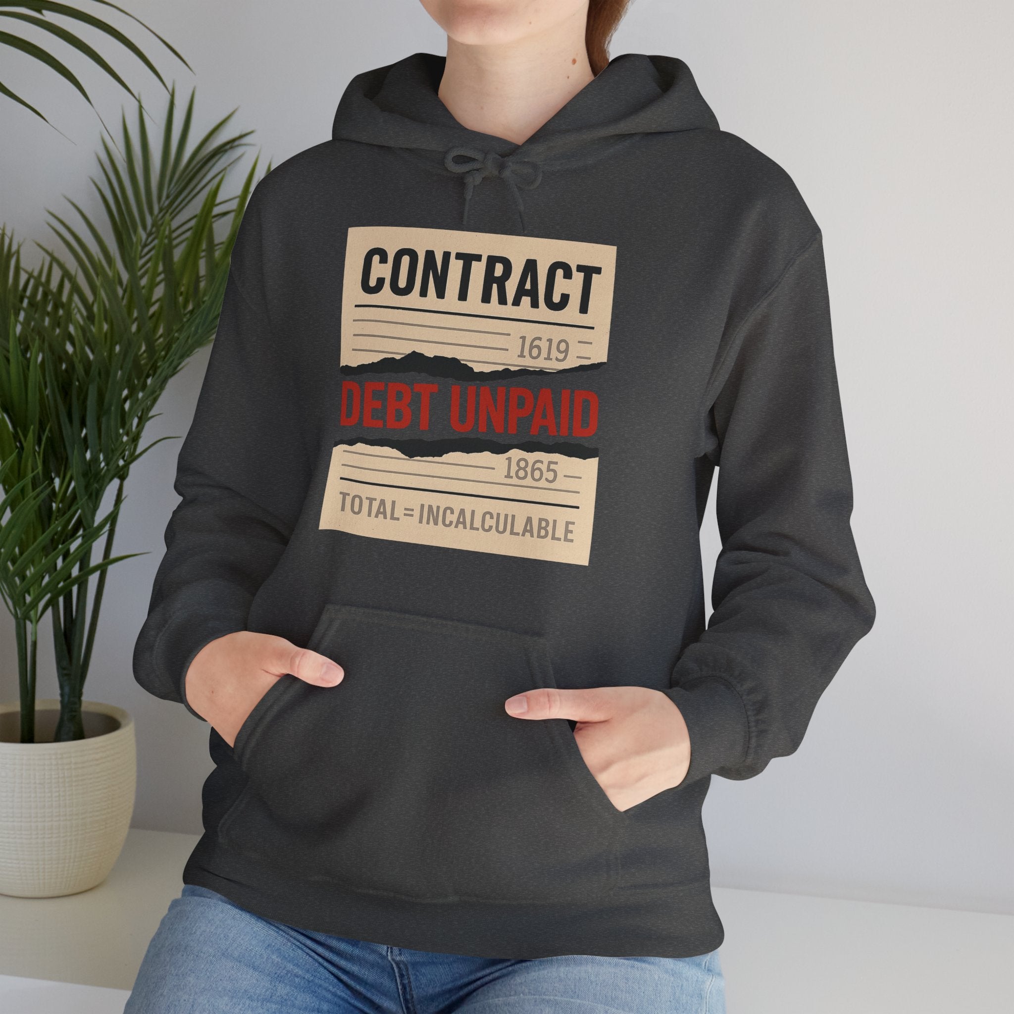 Unisex Heavy Blend™ Hooded Sweatshirt: Vintage Inspired Debt Unpaid Contract Design, Cozy Hoodie for Everyday Wear, Perfect for Casual [...]