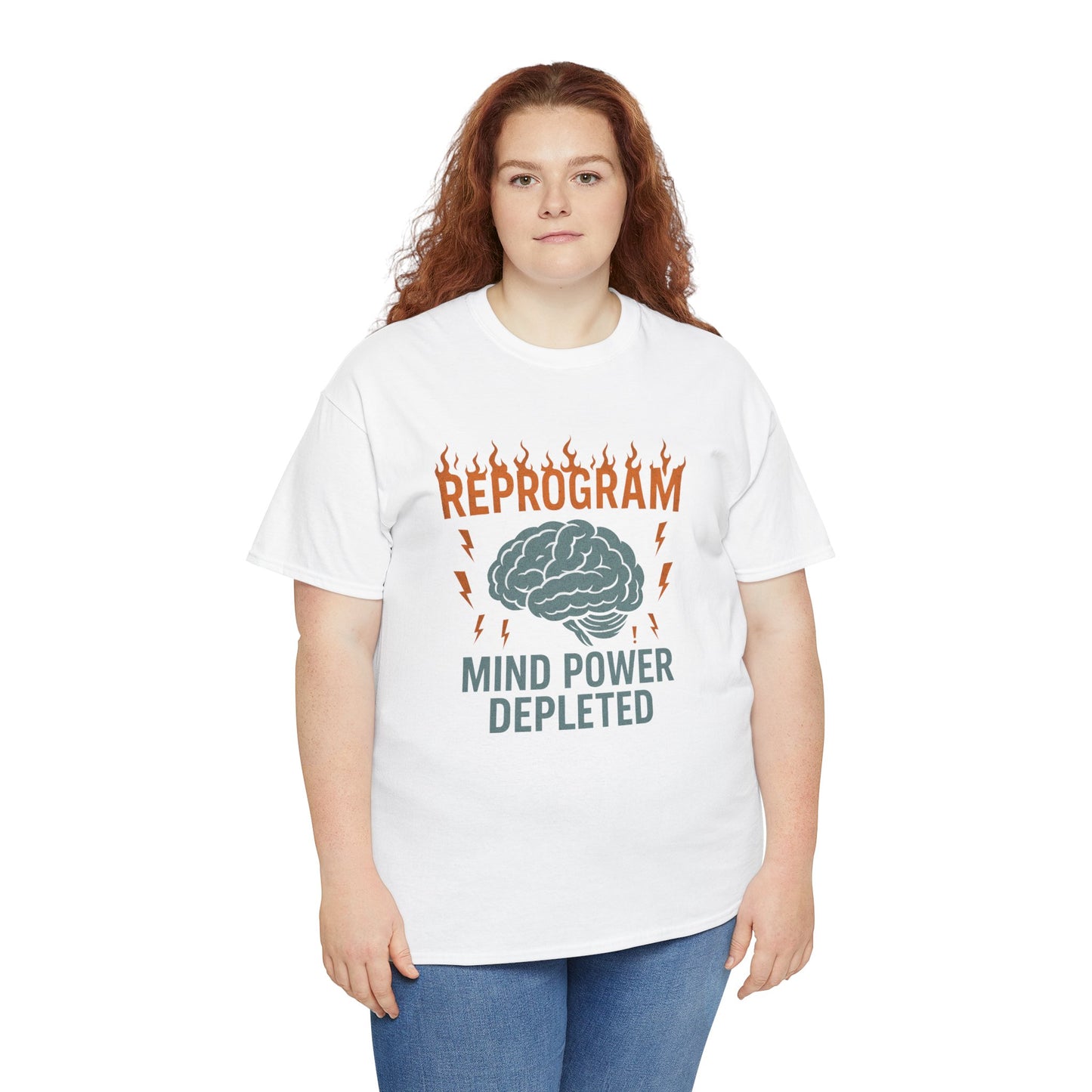 Reprogram Your Mind Unisex Heavy Cotton Tee