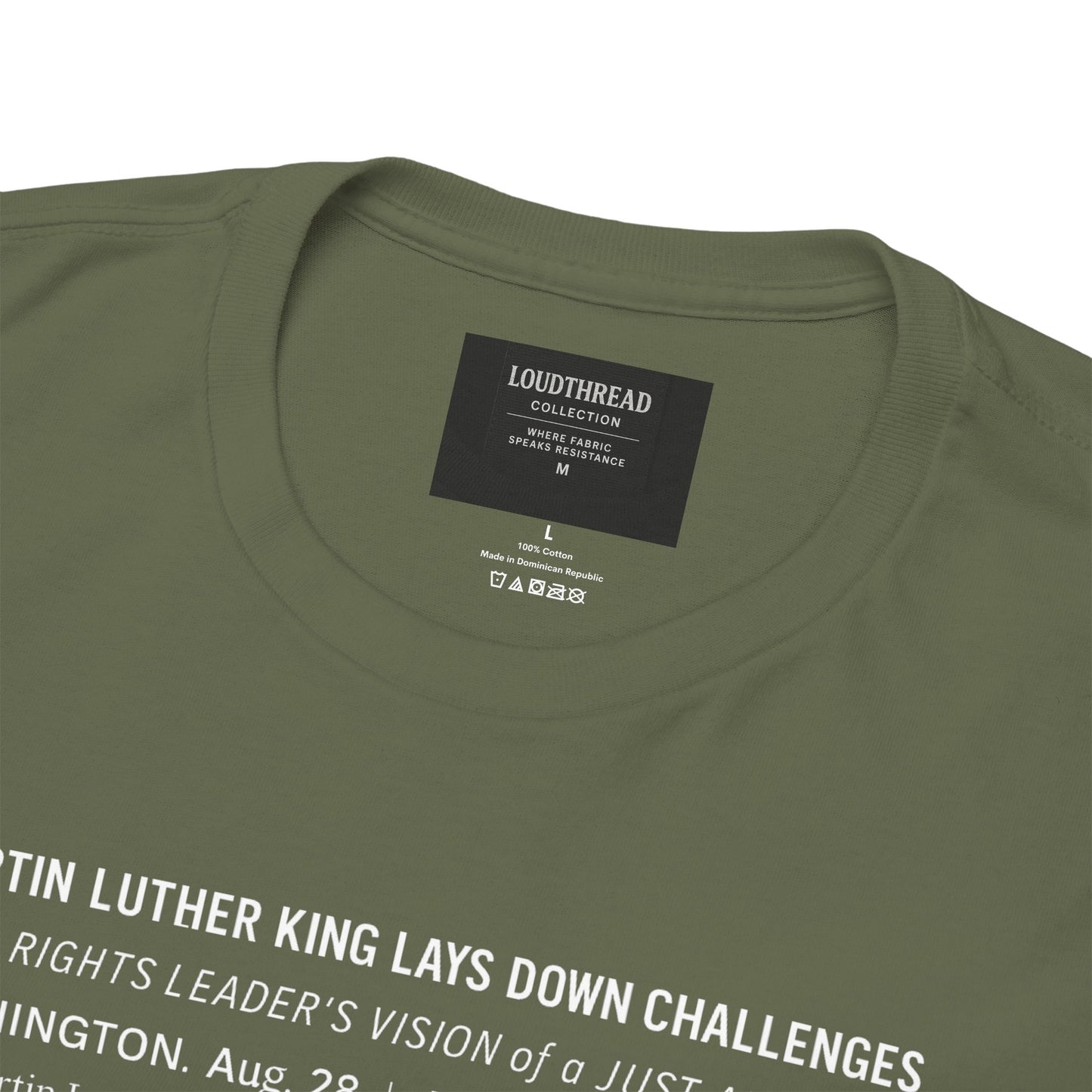 Inspirational Quote Unisex Heavy Cotton Tee - Perfect for Activism.