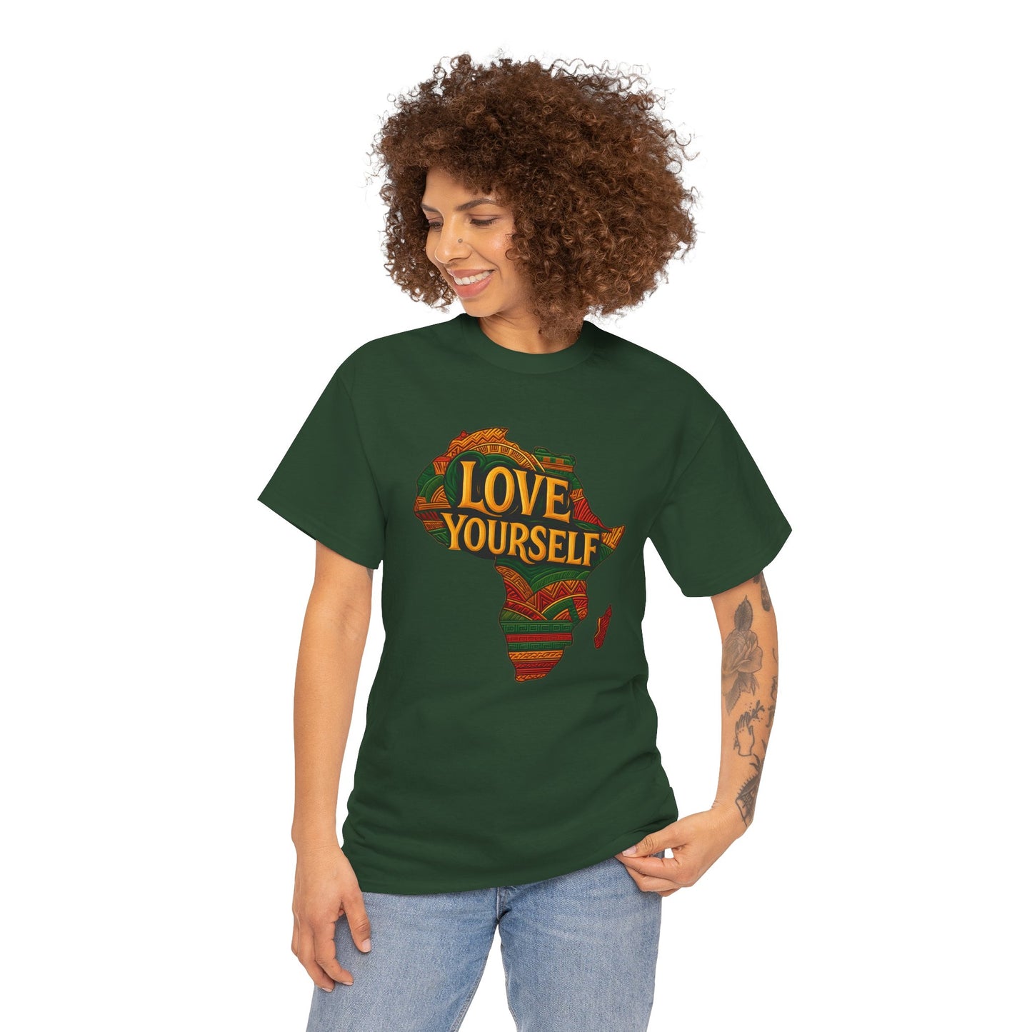Unisex Afrocentric Graphic Tee – Bold Urban Art Design