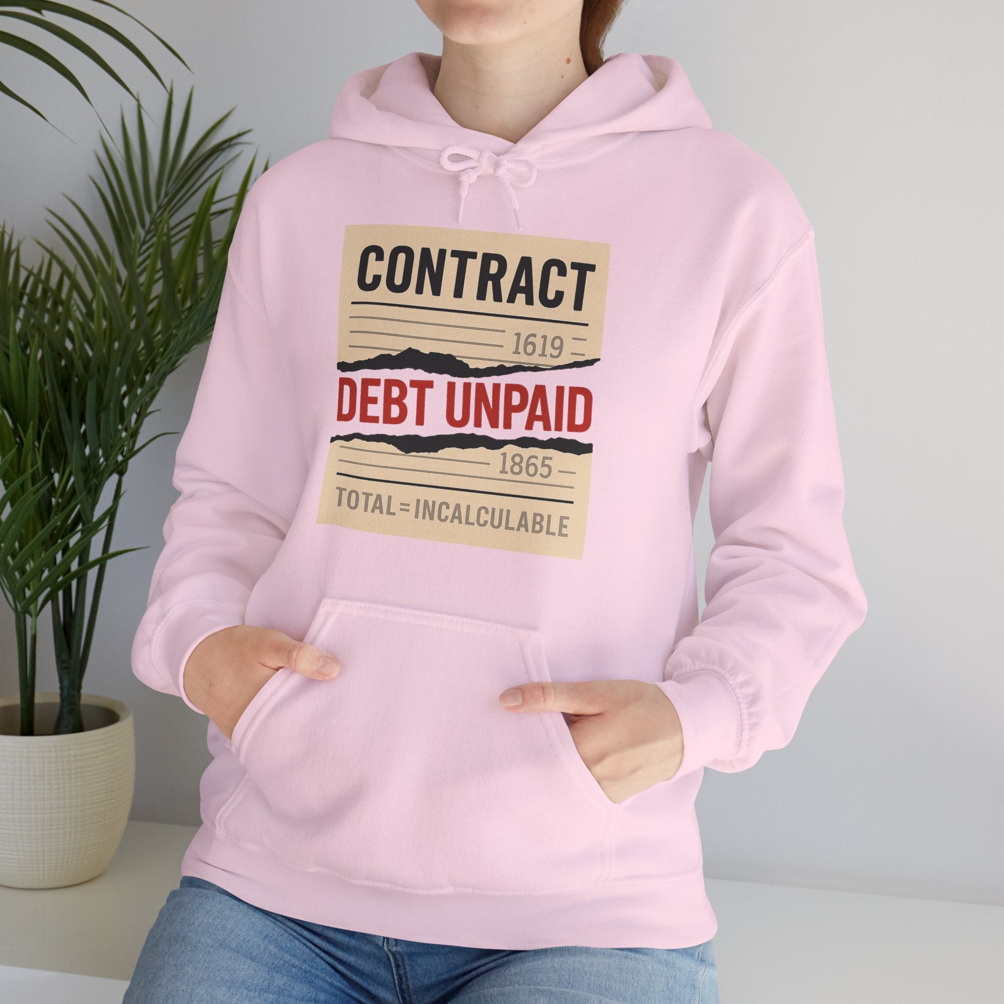 Unisex Heavy Blend™ Hooded Sweatshirt: Vintage Inspired Debt Unpaid Contract Design, Cozy Hoodie for Everyday Wear, Perfect for Casual [...]