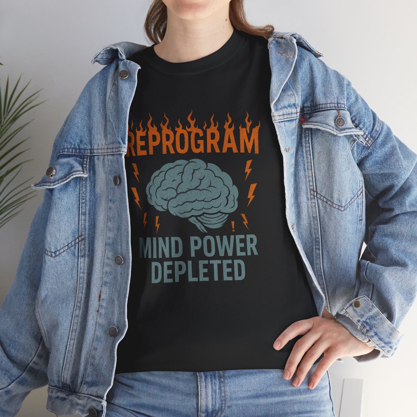Reprogram Your Mind Unisex Heavy Cotton Tee