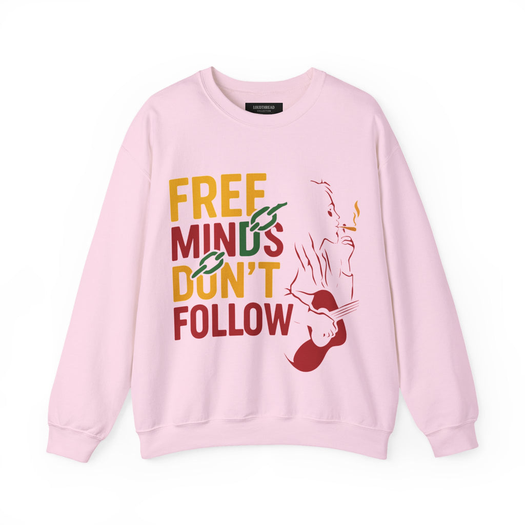 Inspirational Music Quote Sweatshirt, Unisex Fashion, Rasta Guitarist Line Art Unisex Sweatshirt, Motivational Clothing