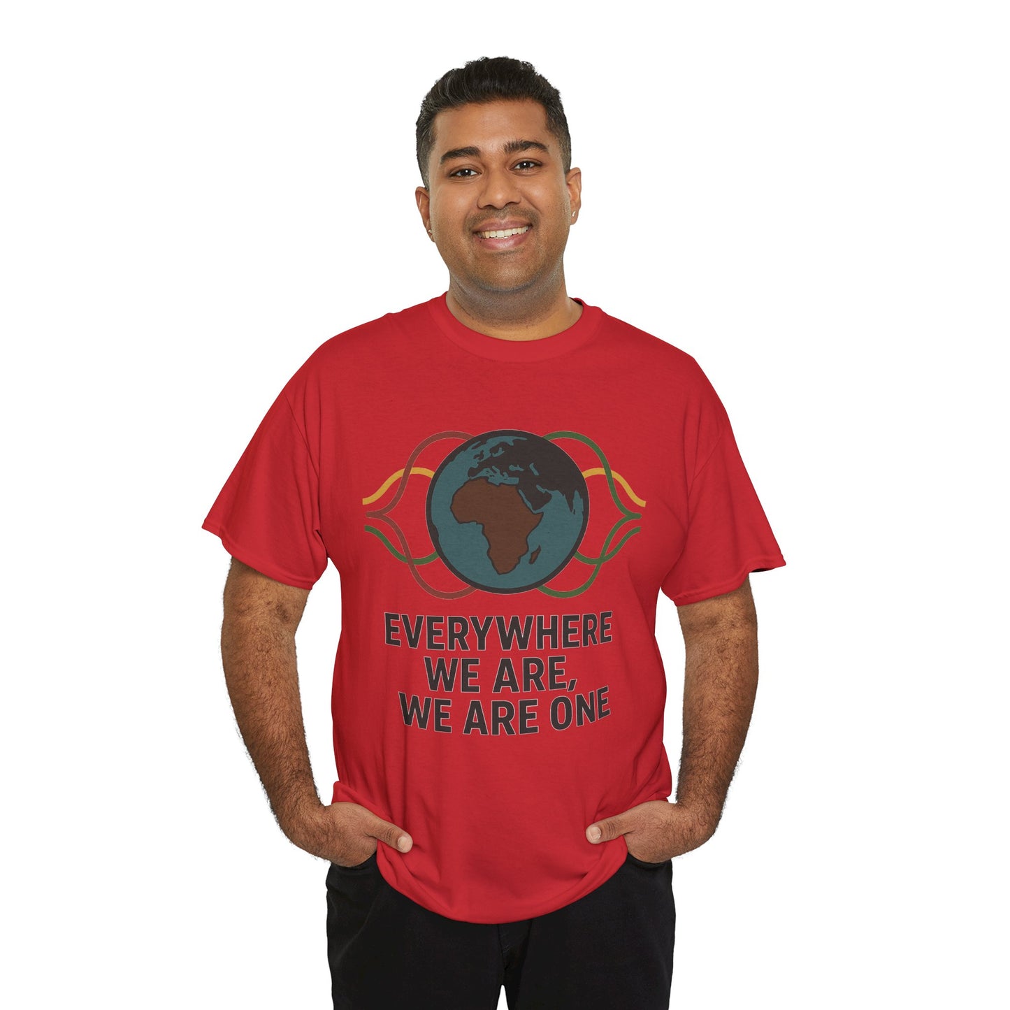 Unity Message Unisex Heavy Cotton Tee - Eco-Friendly Fashion