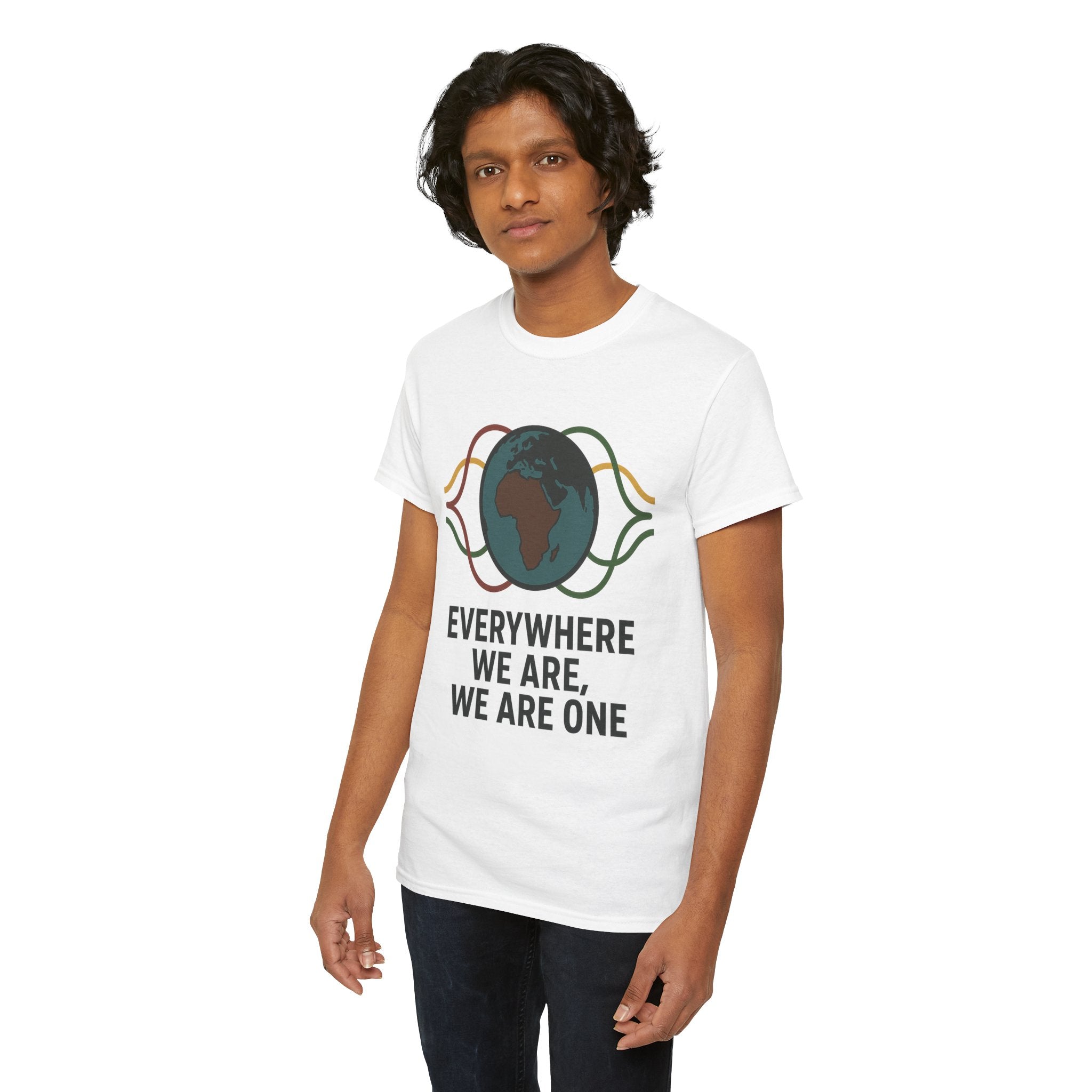 Unity Message Unisex Heavy Cotton Tee - Eco-Friendly Fashion
